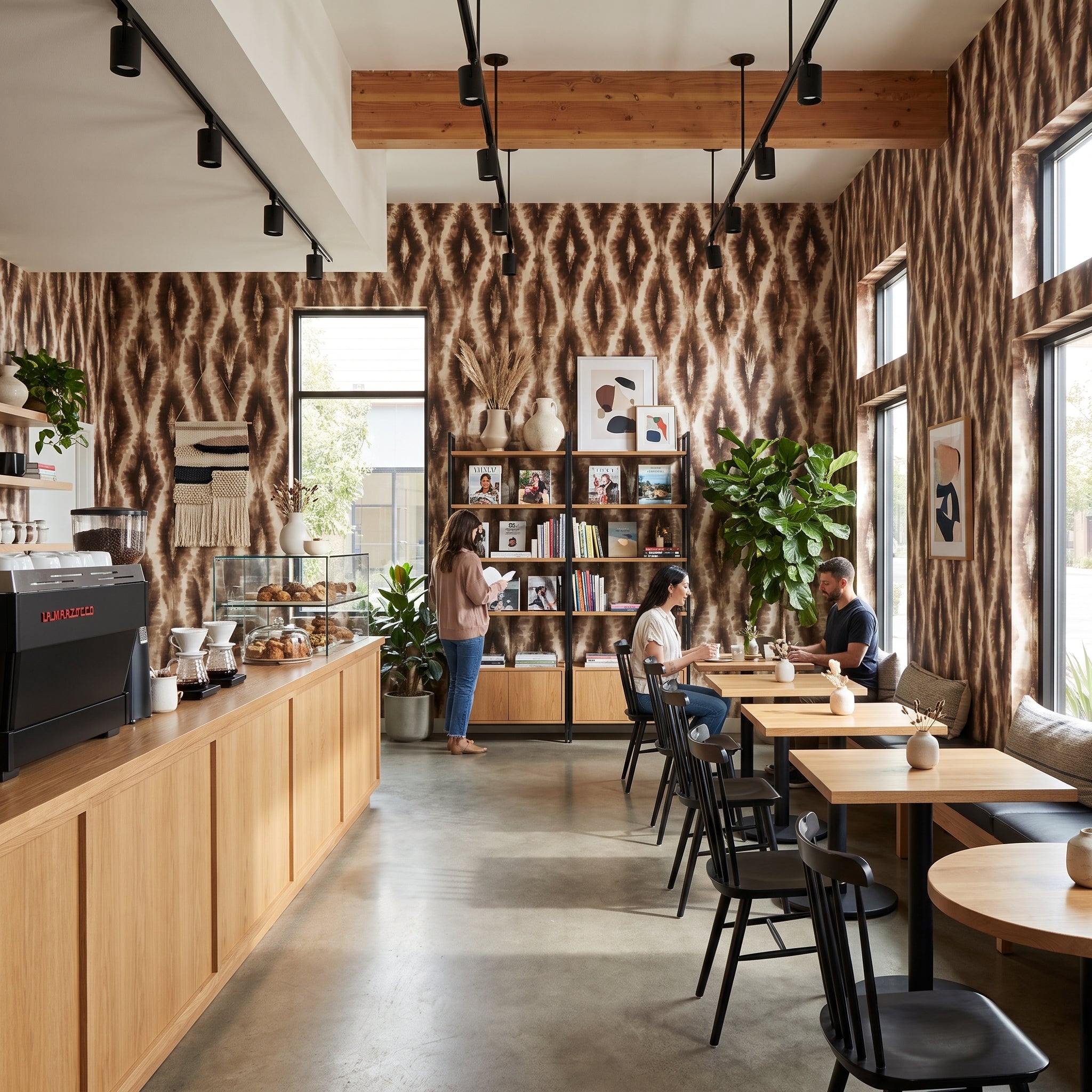 Ikat Espresso — styled room 1
