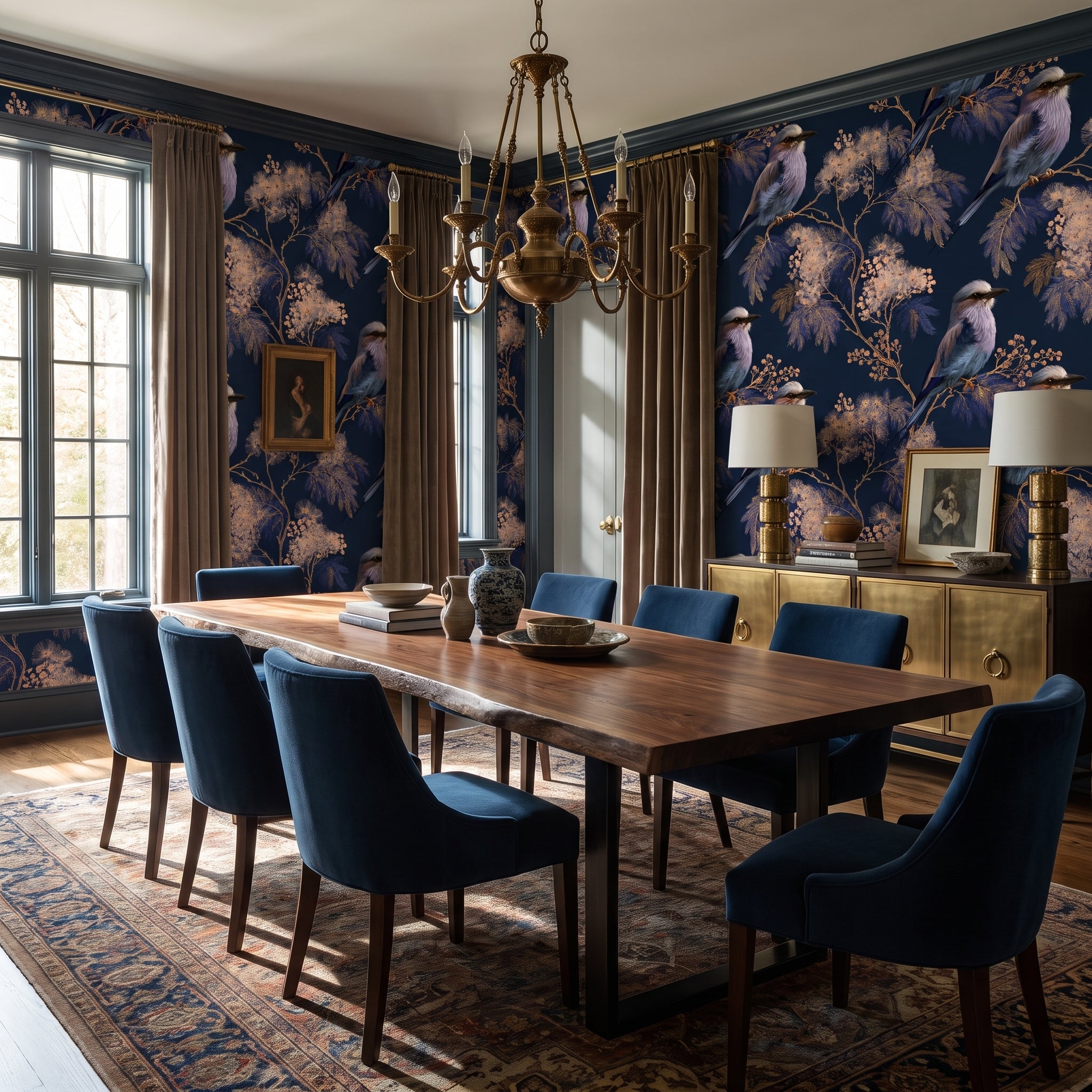 Nightfall Roller — styled room 1