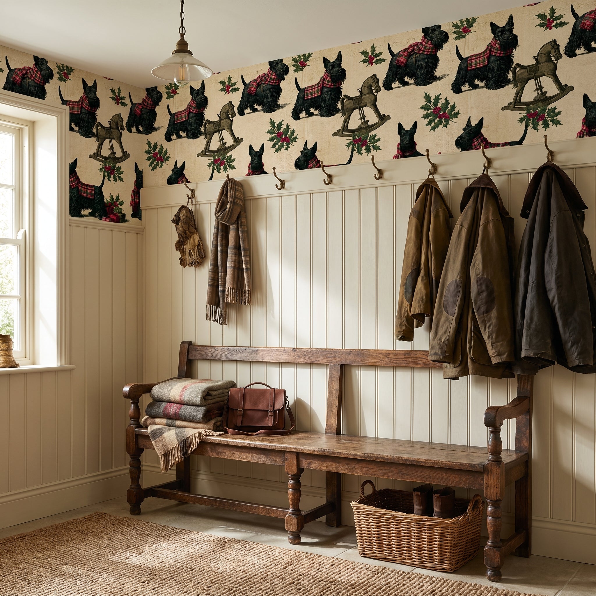 Holiday Scottie Parlor — styled room 3