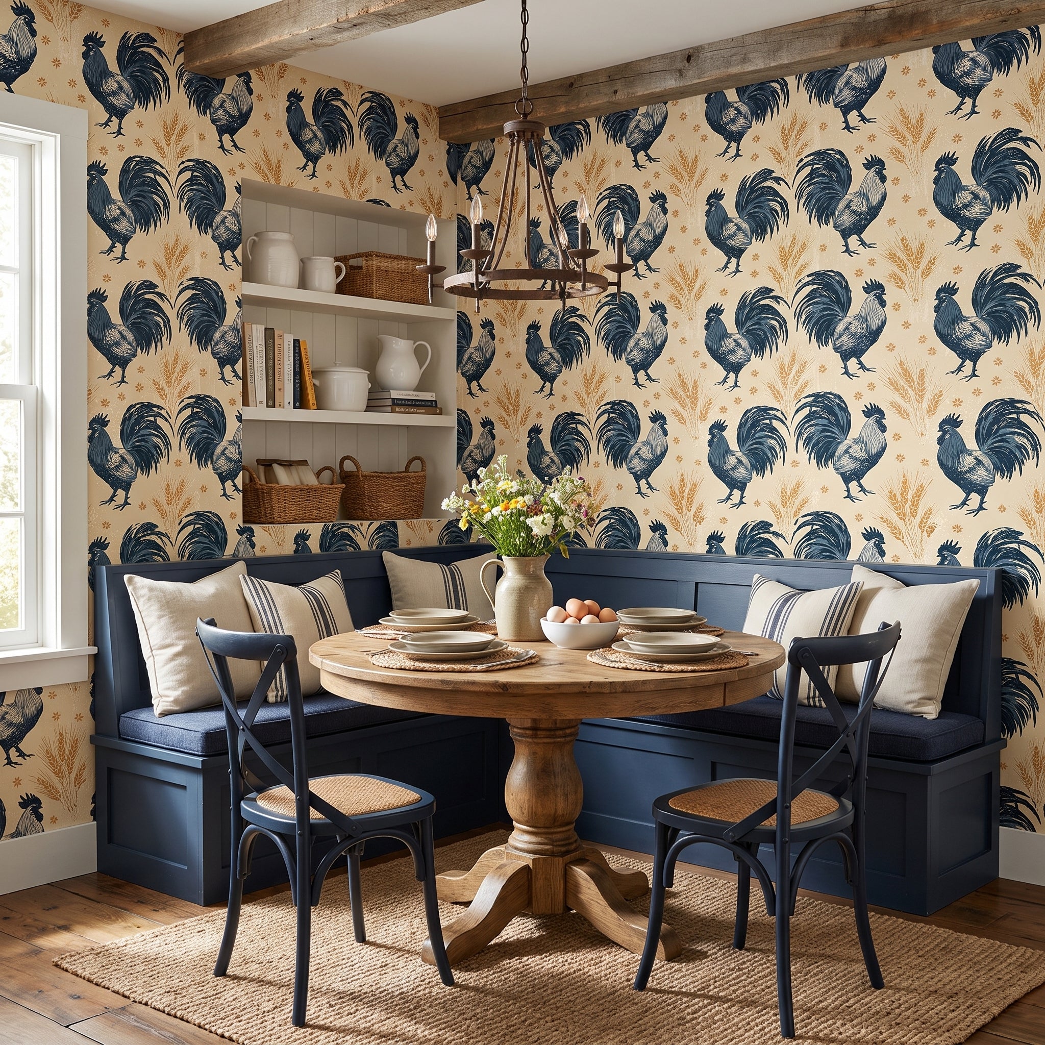Wheatfield Crows — styled room 1