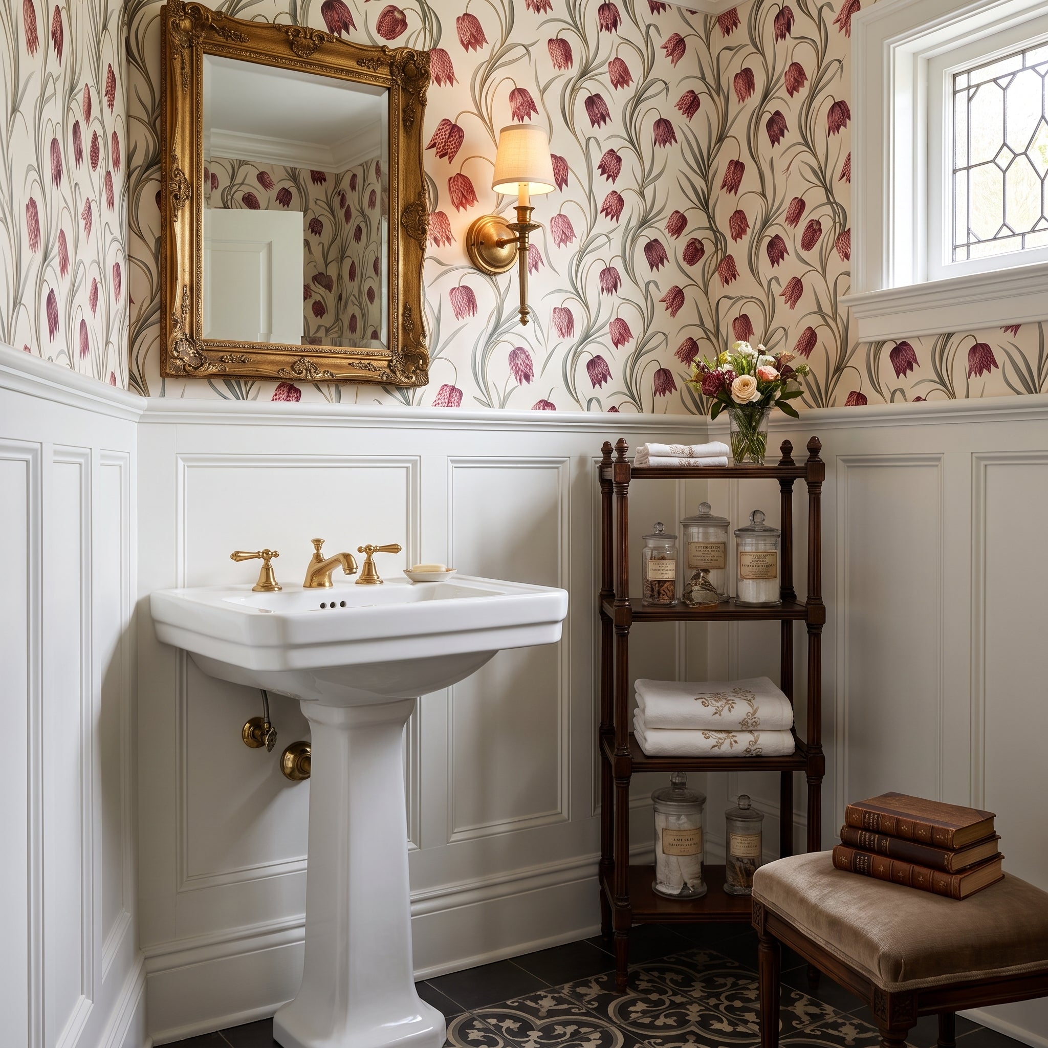 Checkered Lily Motif — styled room 1