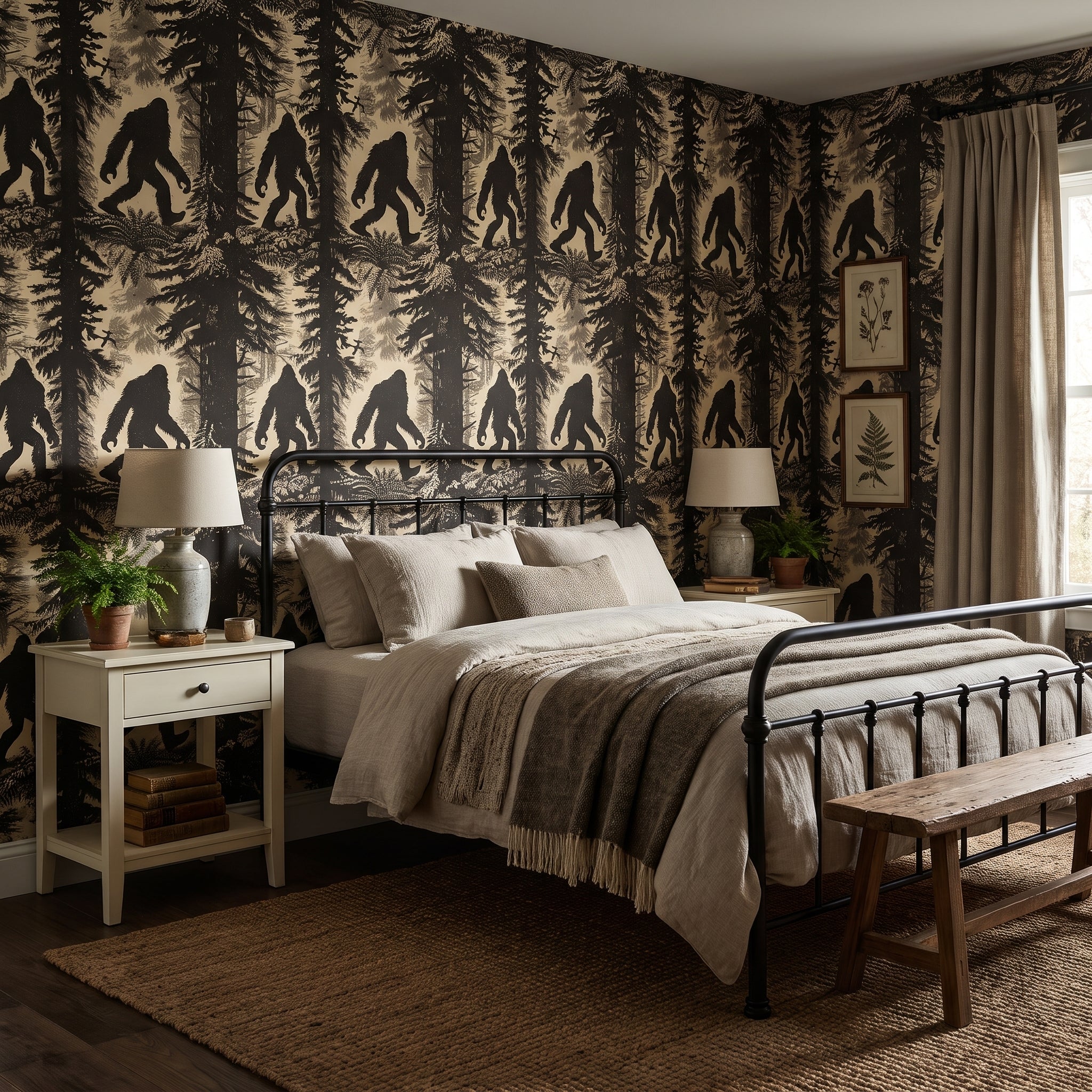 Cryptid Pines — styled room 1