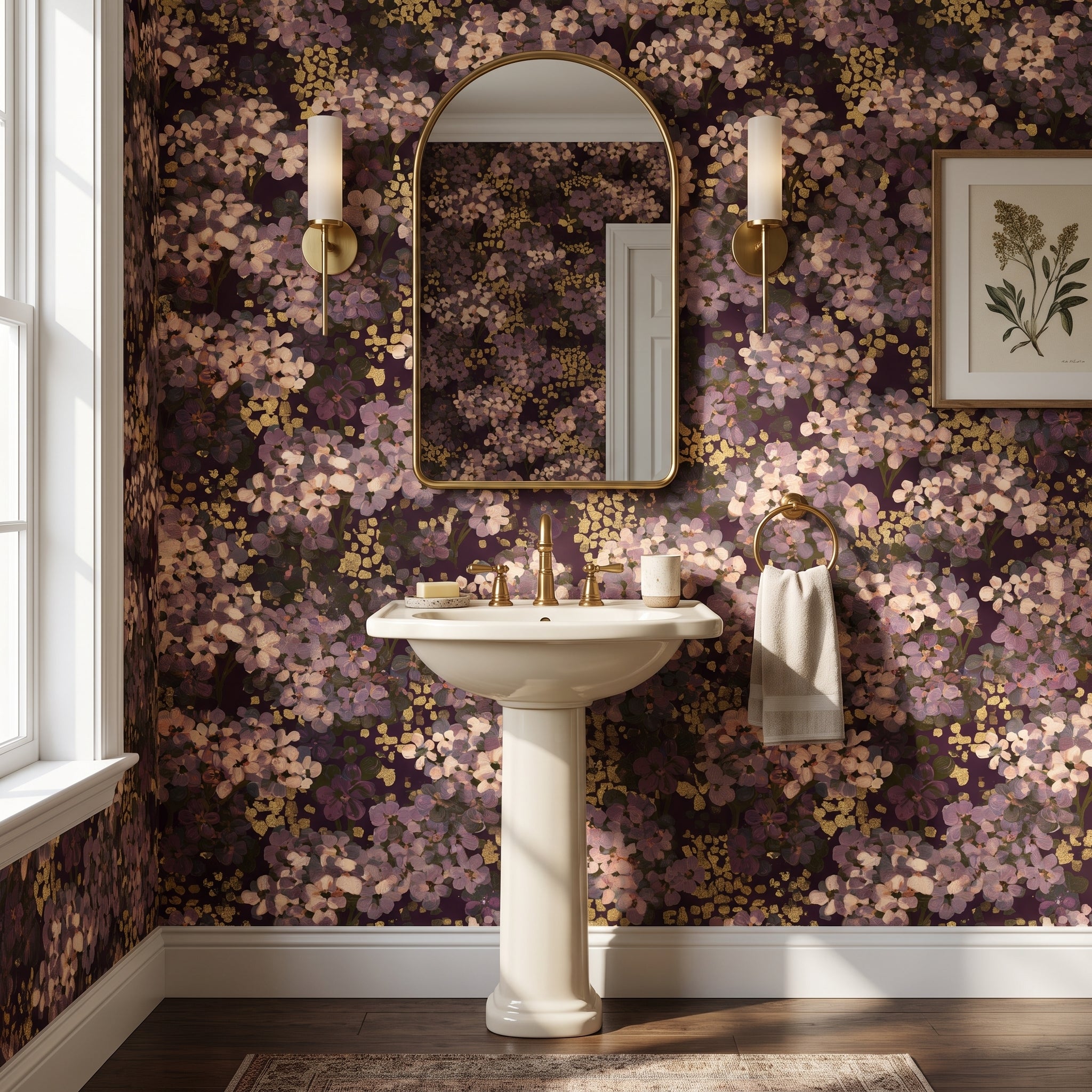 Plum Blossom Mosaic — styled room 3