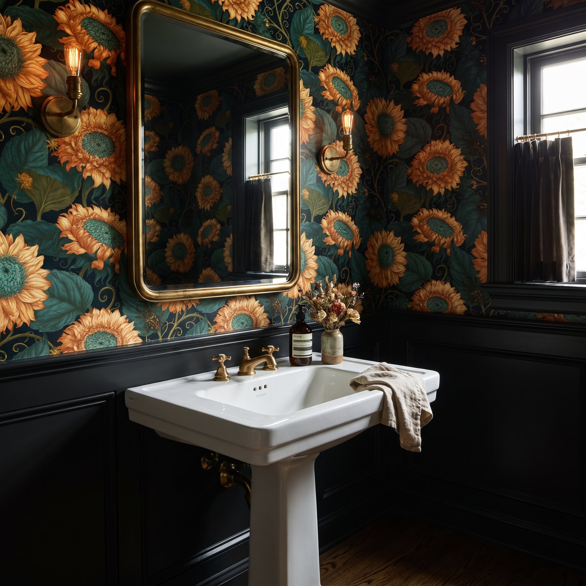 Understory Sunflowers — styled room 2