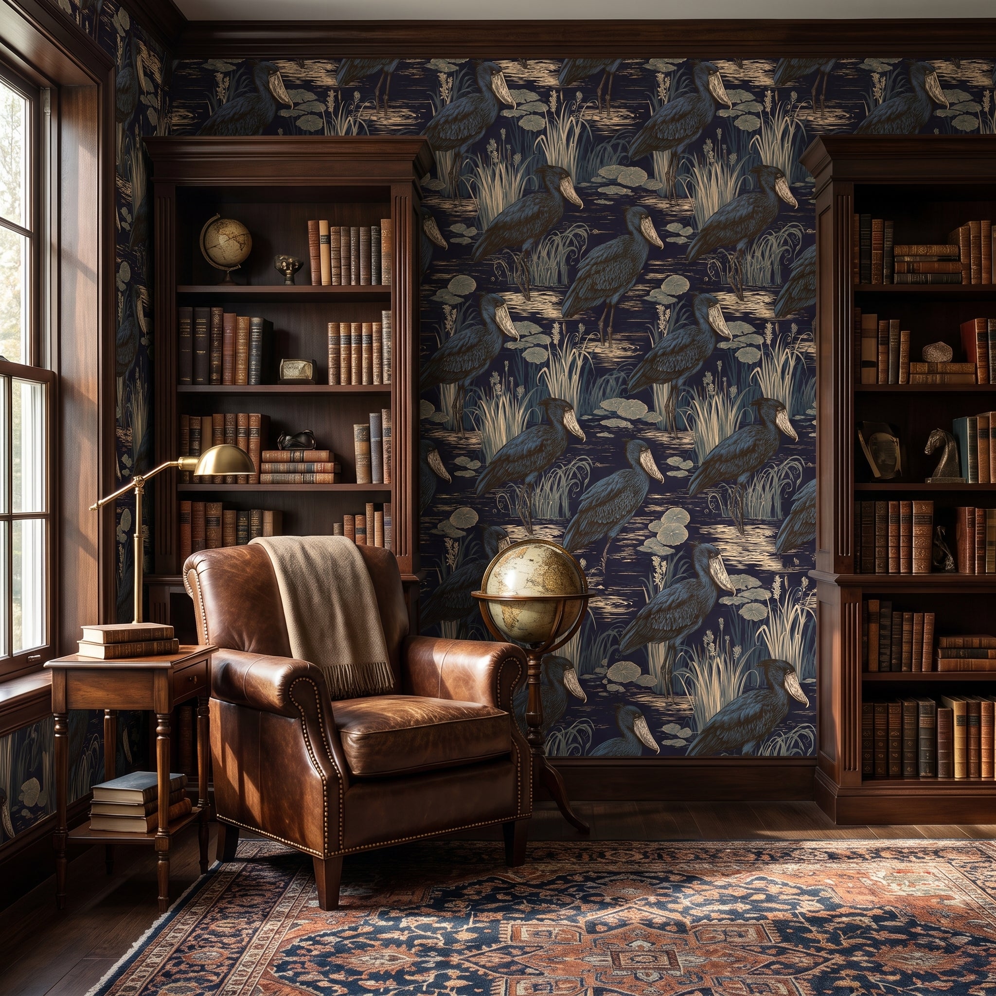 Shoebill Shallows — styled room 1