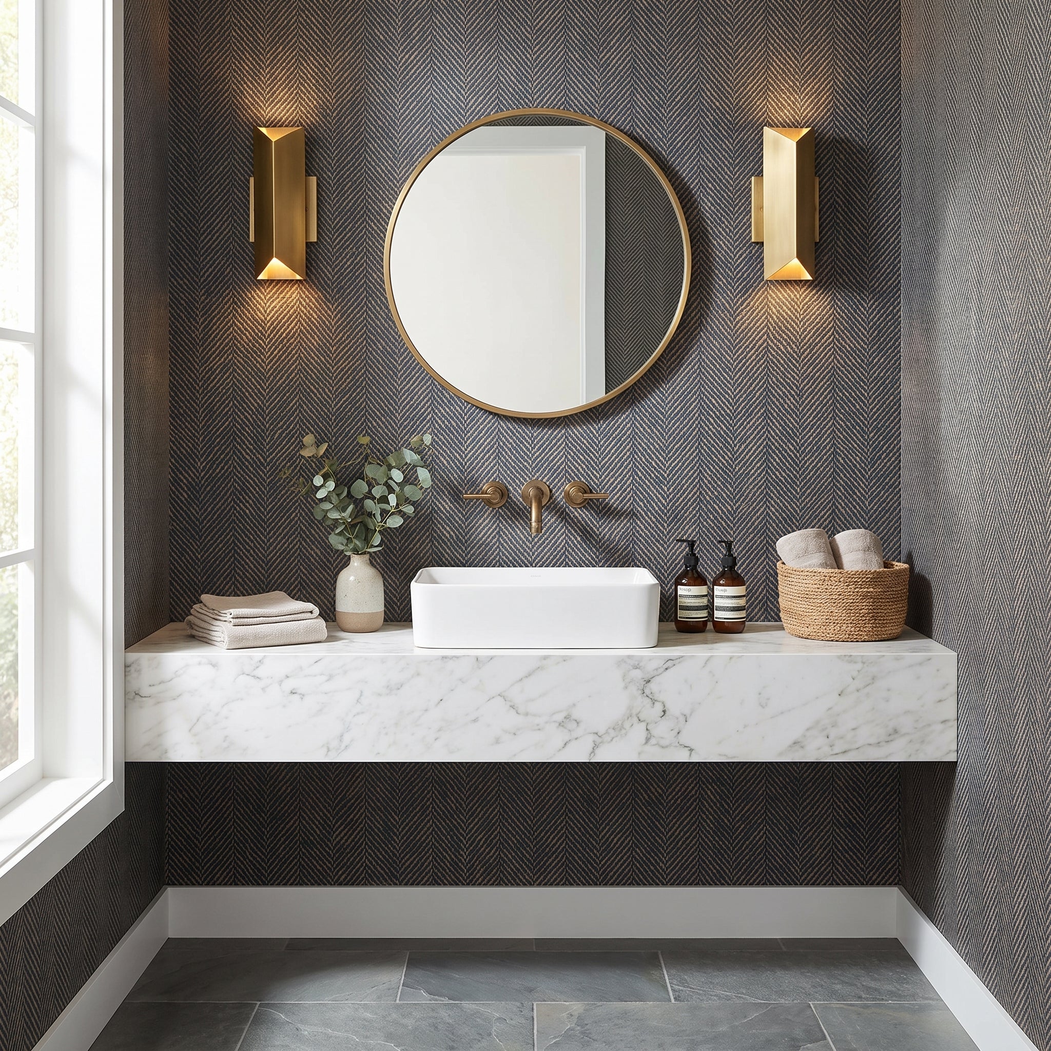Chevron Strata — styled room 2