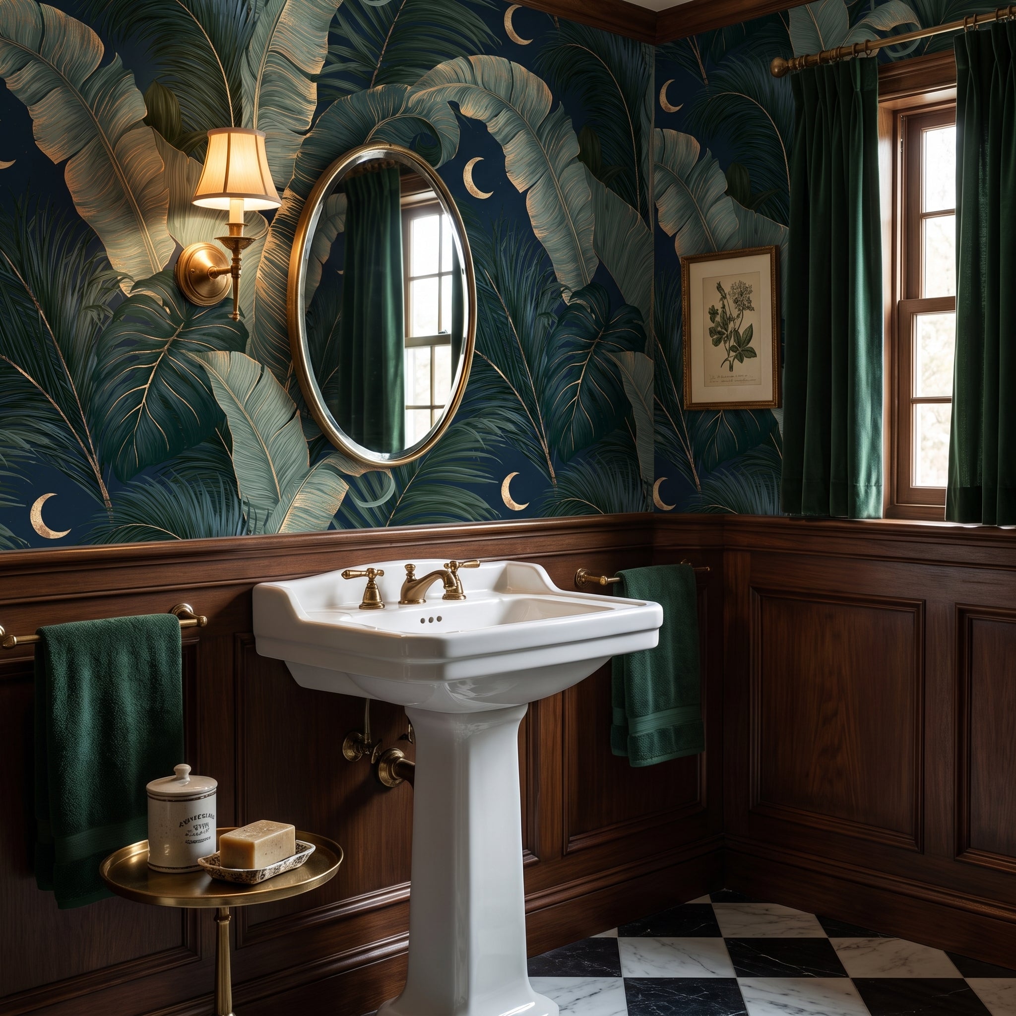 Crescent Over Canopy — styled room 2