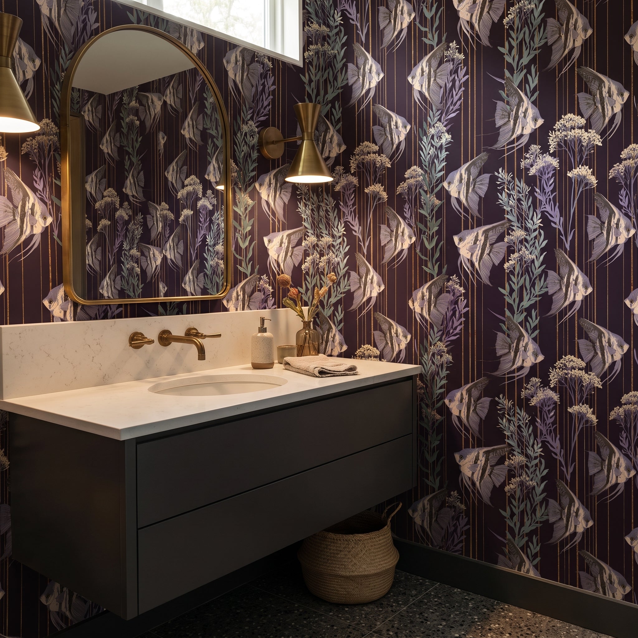 Pinstripe Angelfish — styled room 1