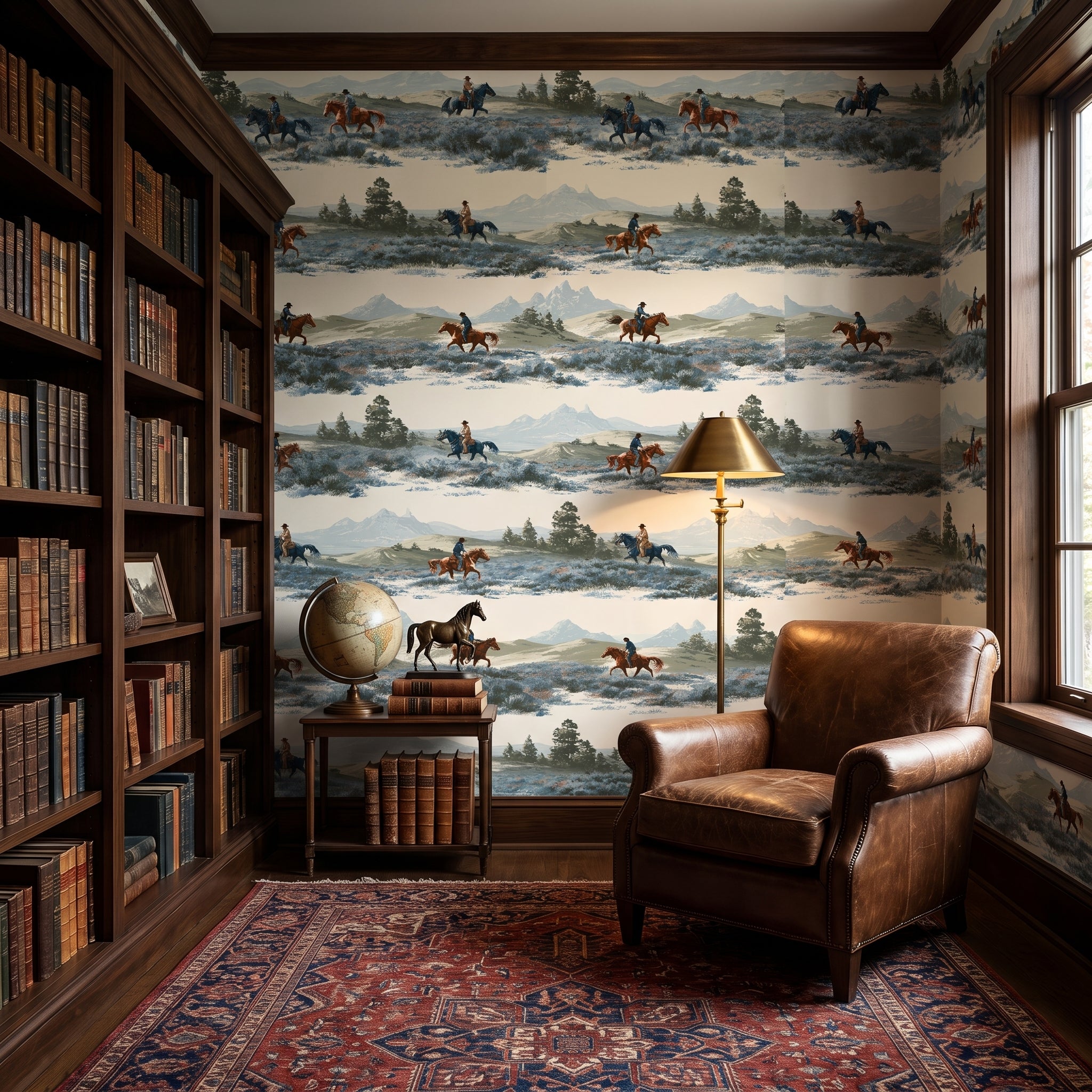 Winter Range Riders — styled room 1