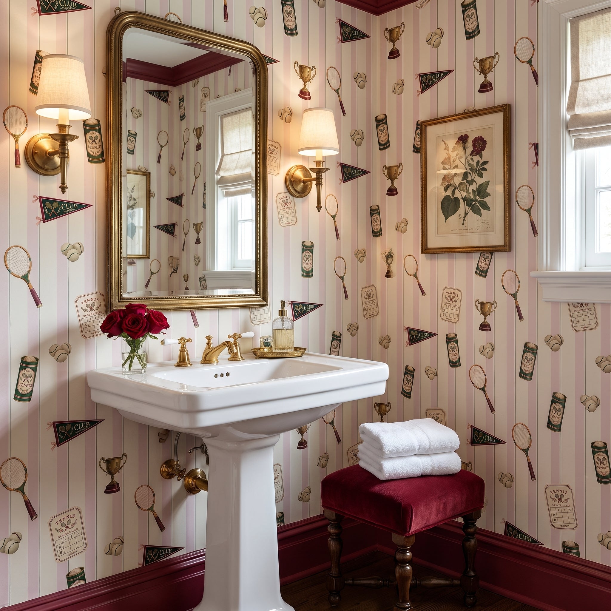 Courtside Ledger — styled room 3
