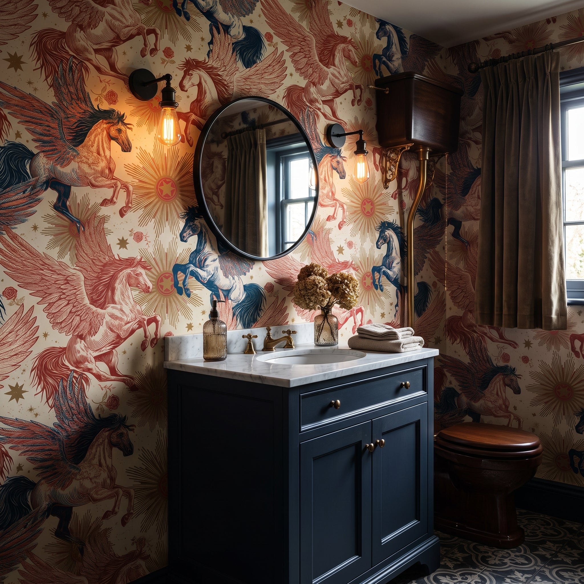 Winged Stallion — styled room 1