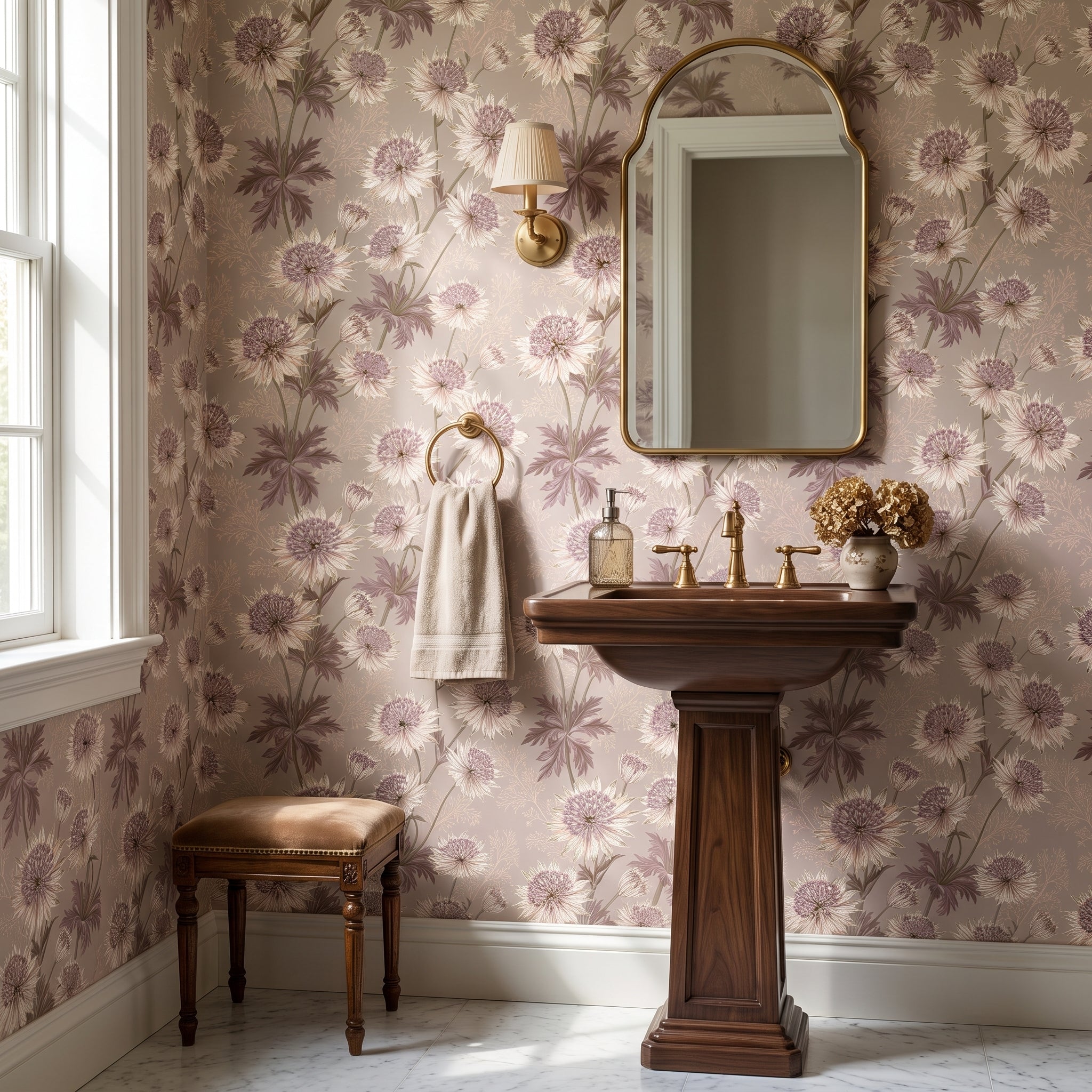Mauve Starflower — styled room 2
