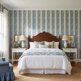 Climbing Rose Pinstripe — styled room 1