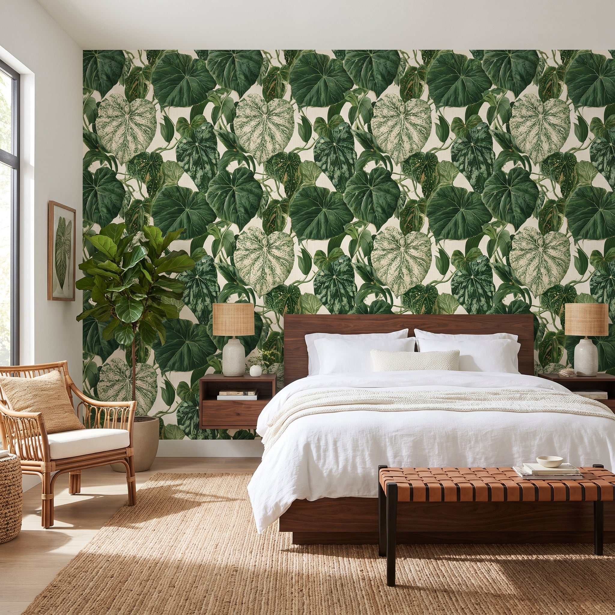 Spotted Caladium Overgrowth — styled room 1