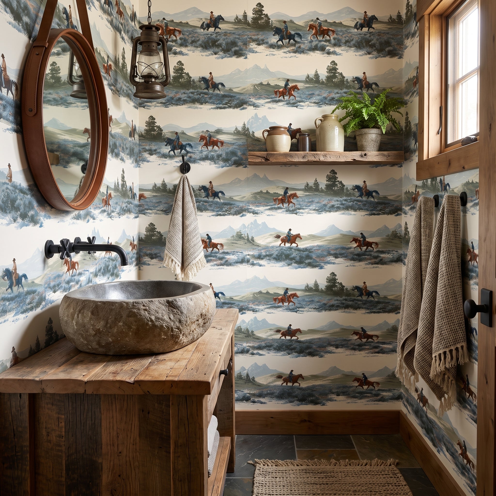 Winter Range Riders — styled room 2