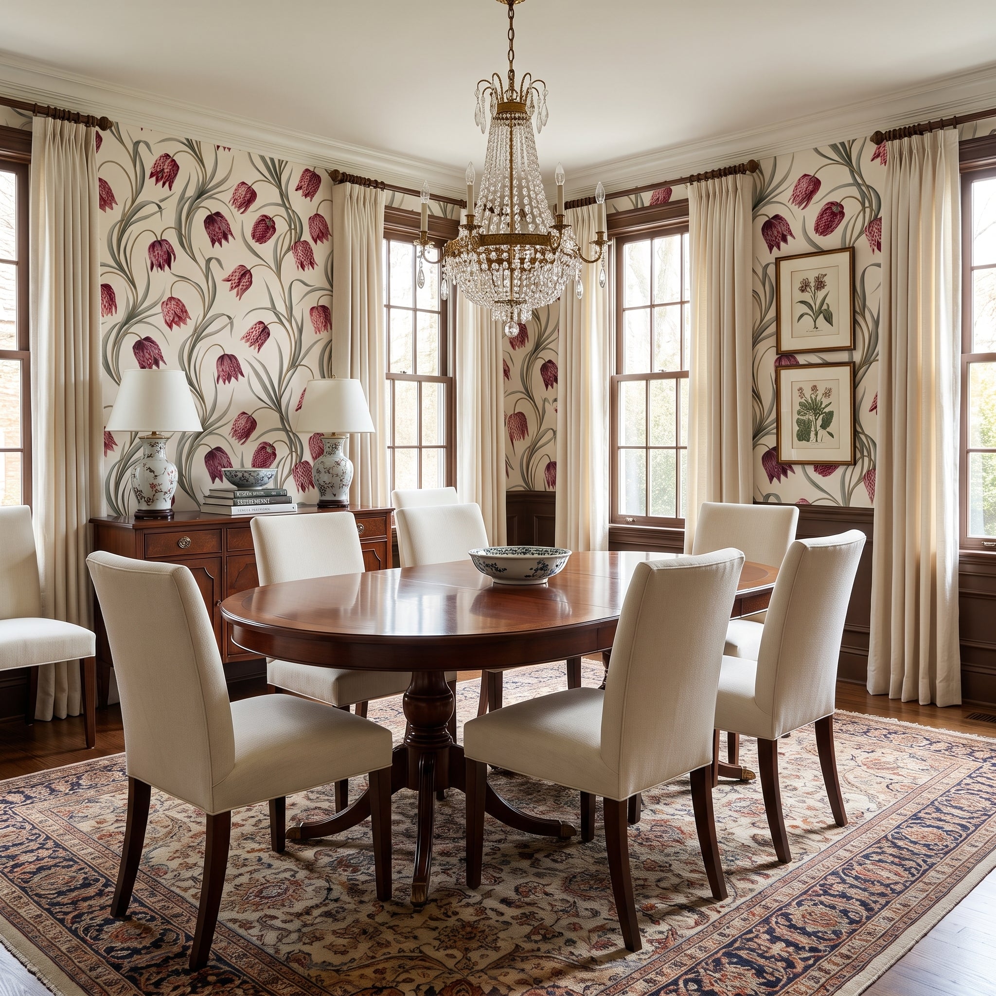 Checkered Lily Motif — styled room 2
