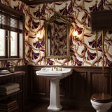 Burgundy Link and Tassel — styled room 3