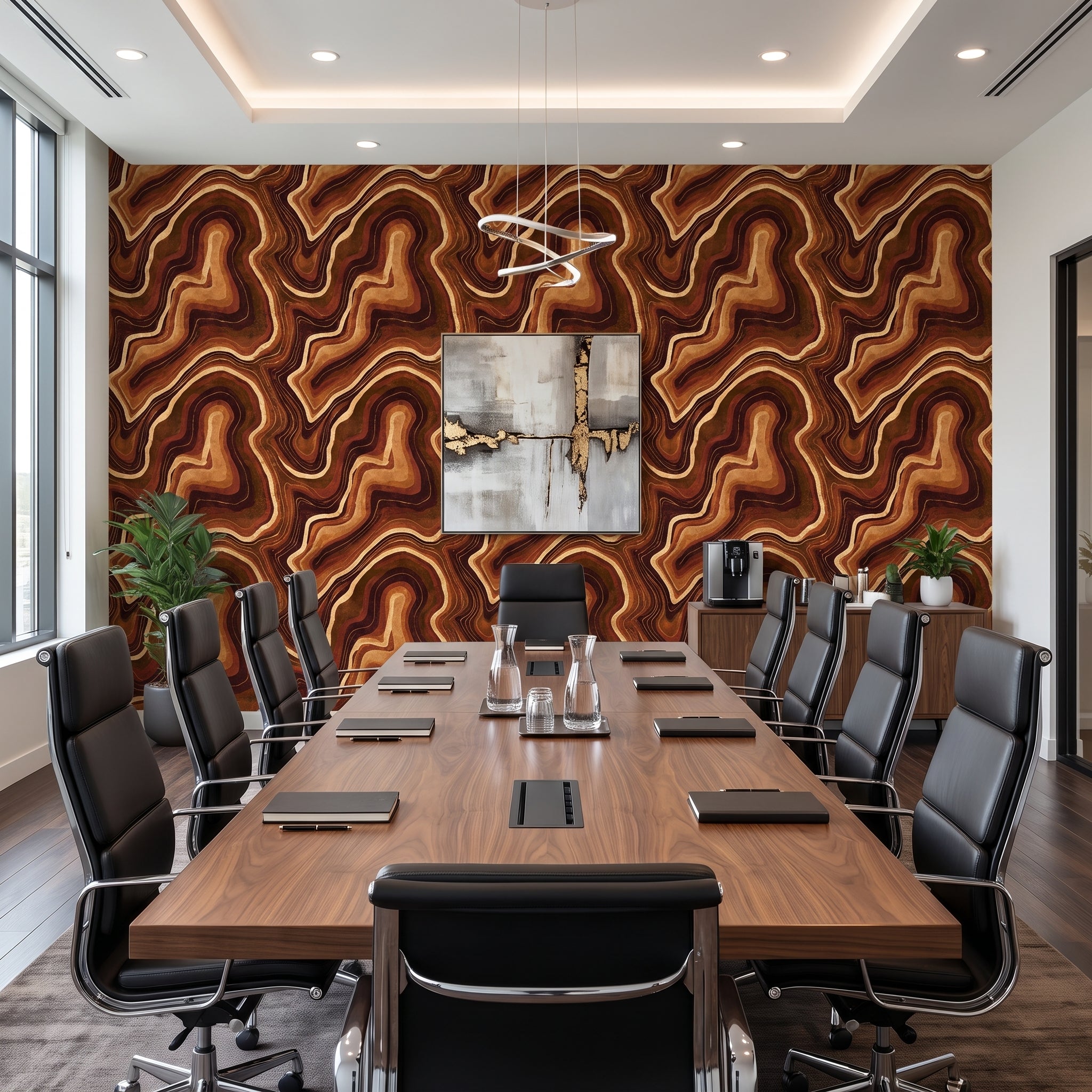 Earthen Strata — styled room 1