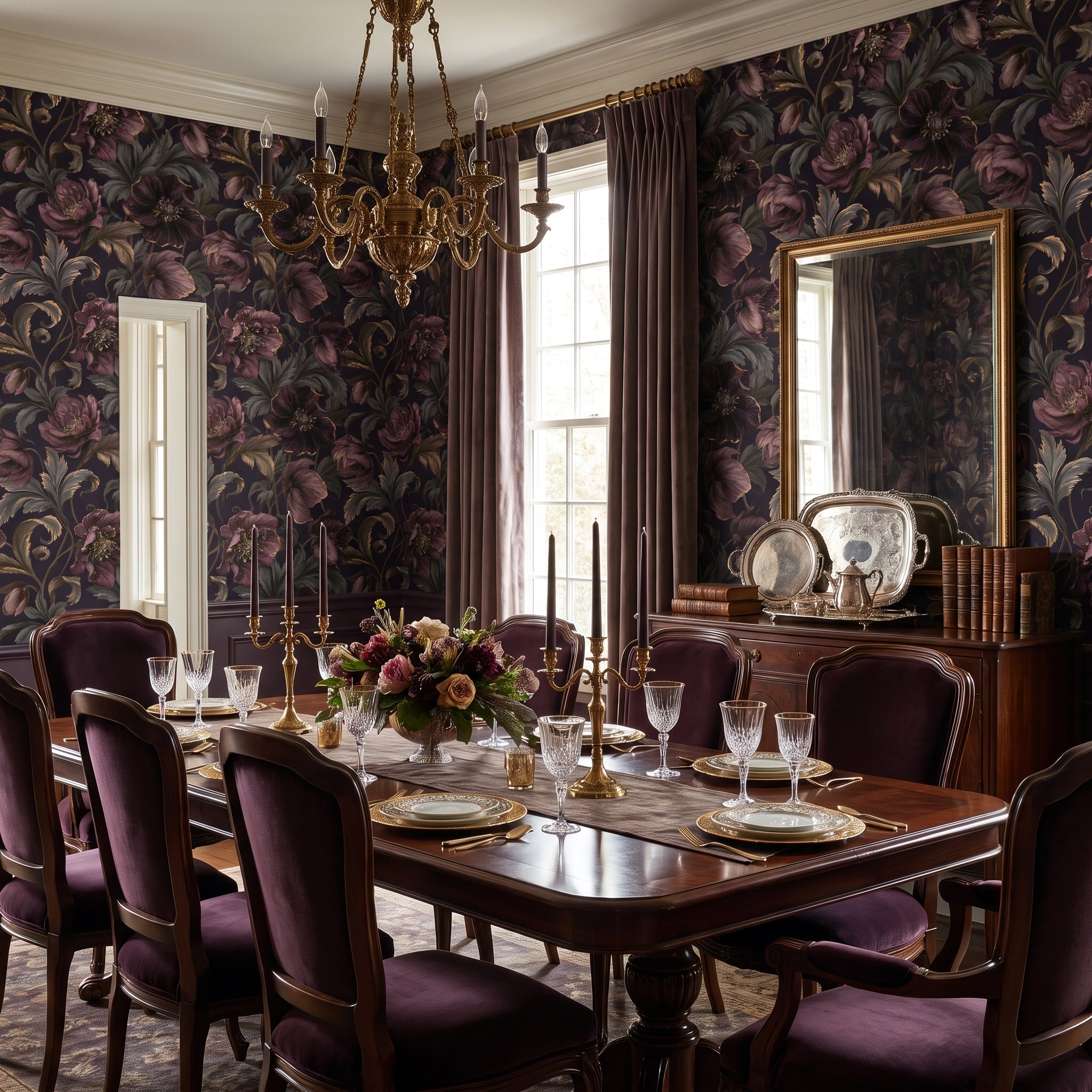 Mulberry Hellebore — styled room 1