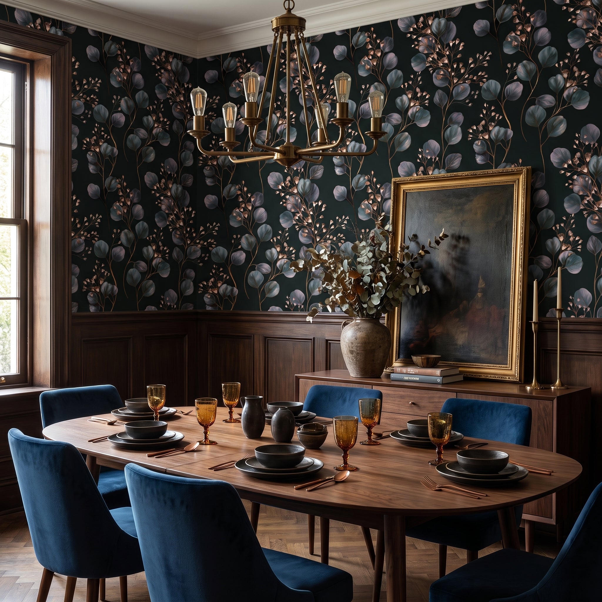 Slate Eucalyptus — styled room 1