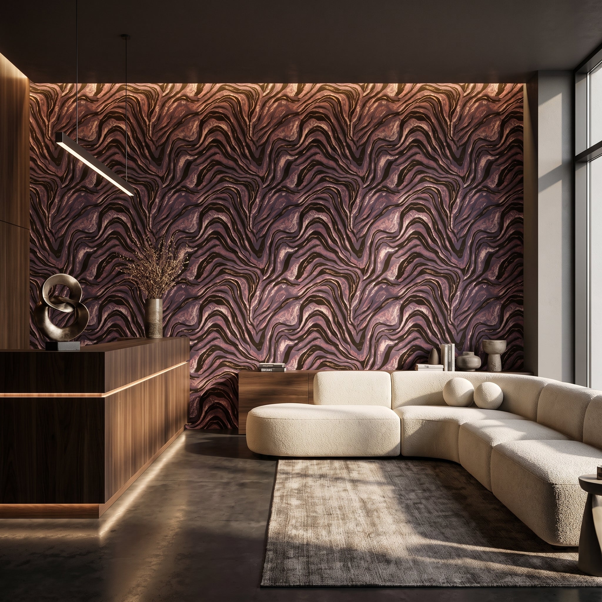 Plum Topography — styled room 2