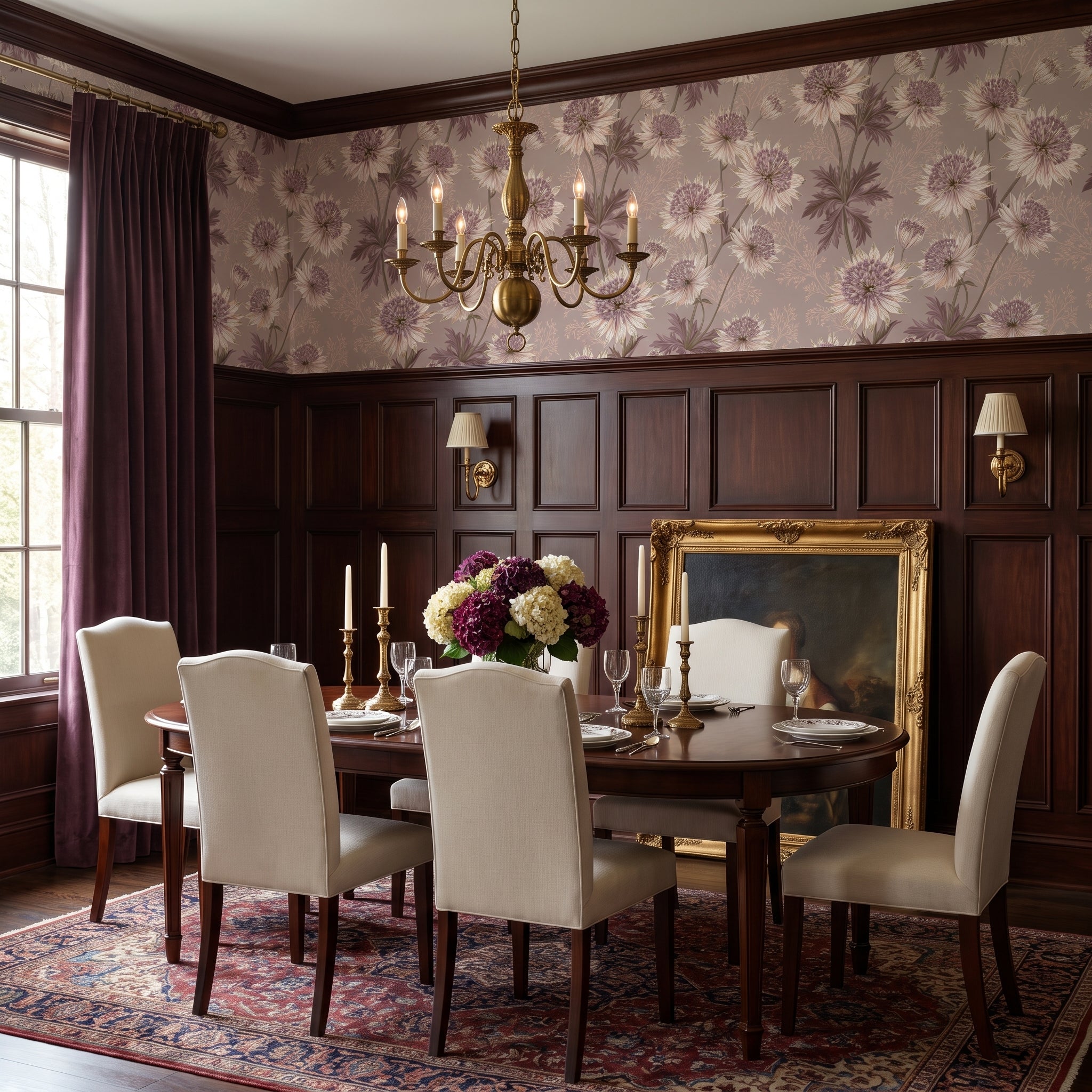 Mauve Starflower — styled room 1