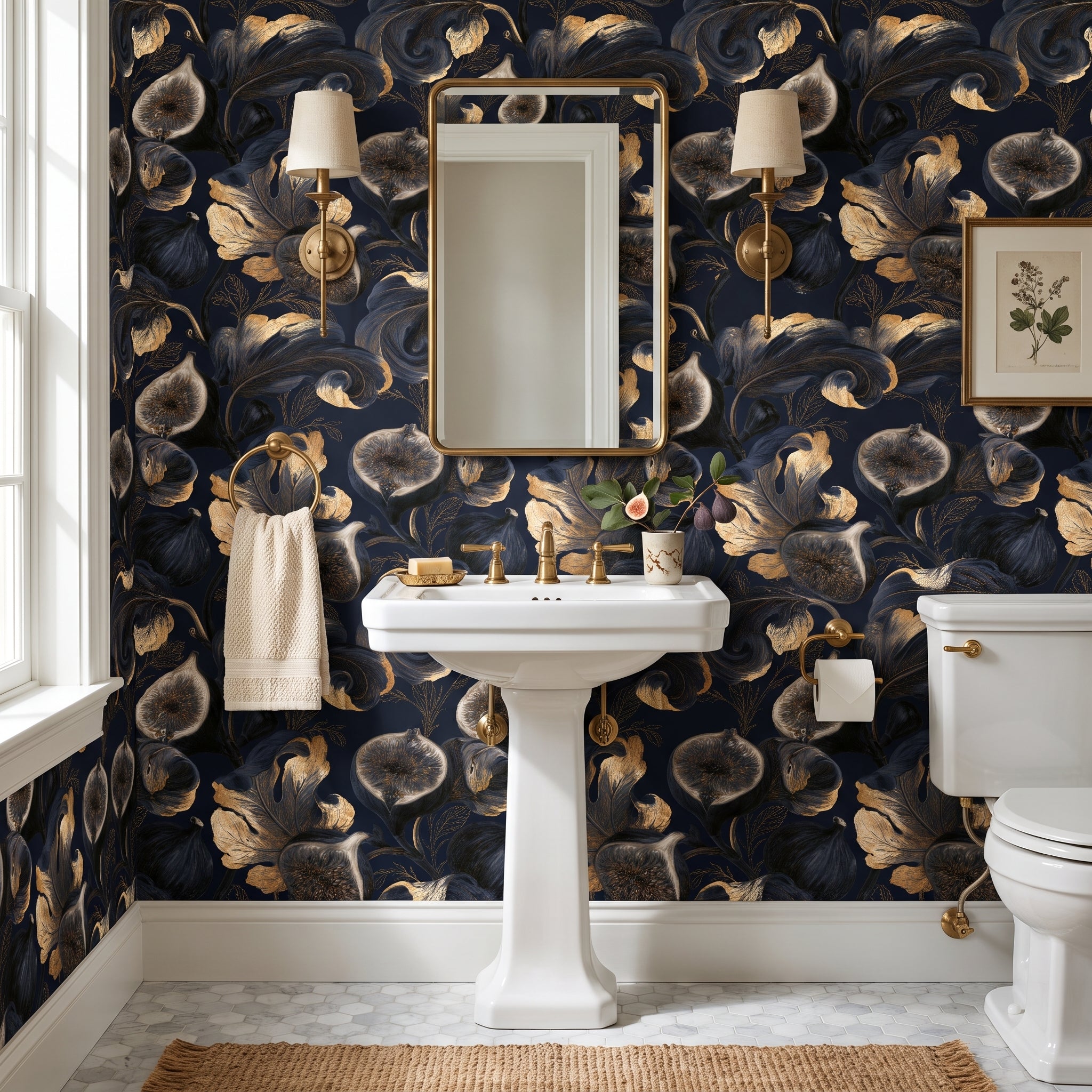 Midnight Fig Canopy — styled room 2