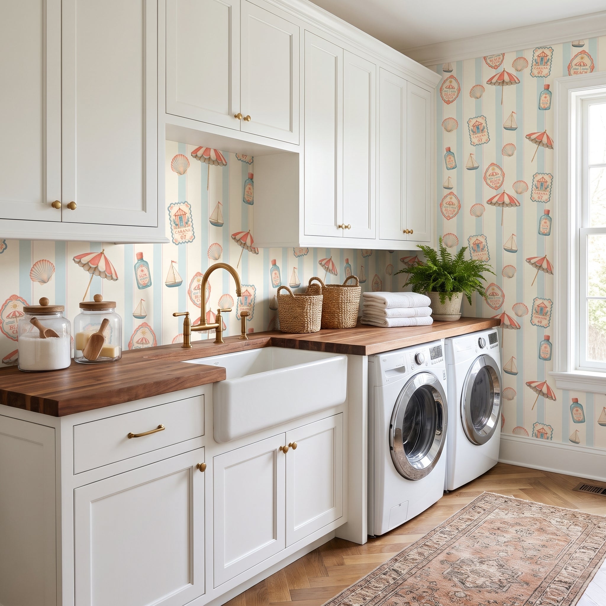 Cabana Sun Stamp — styled room 2