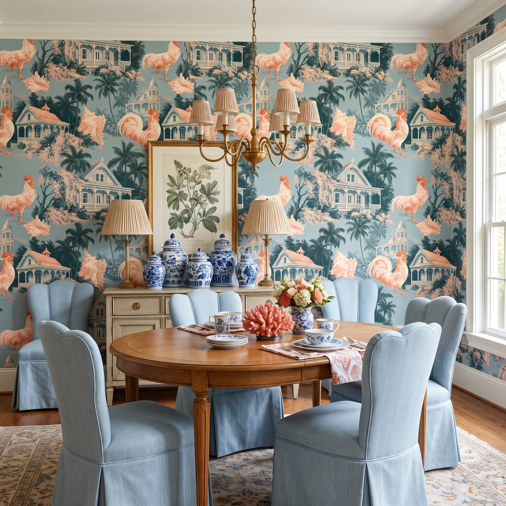 Rooster Coast — styled room 1