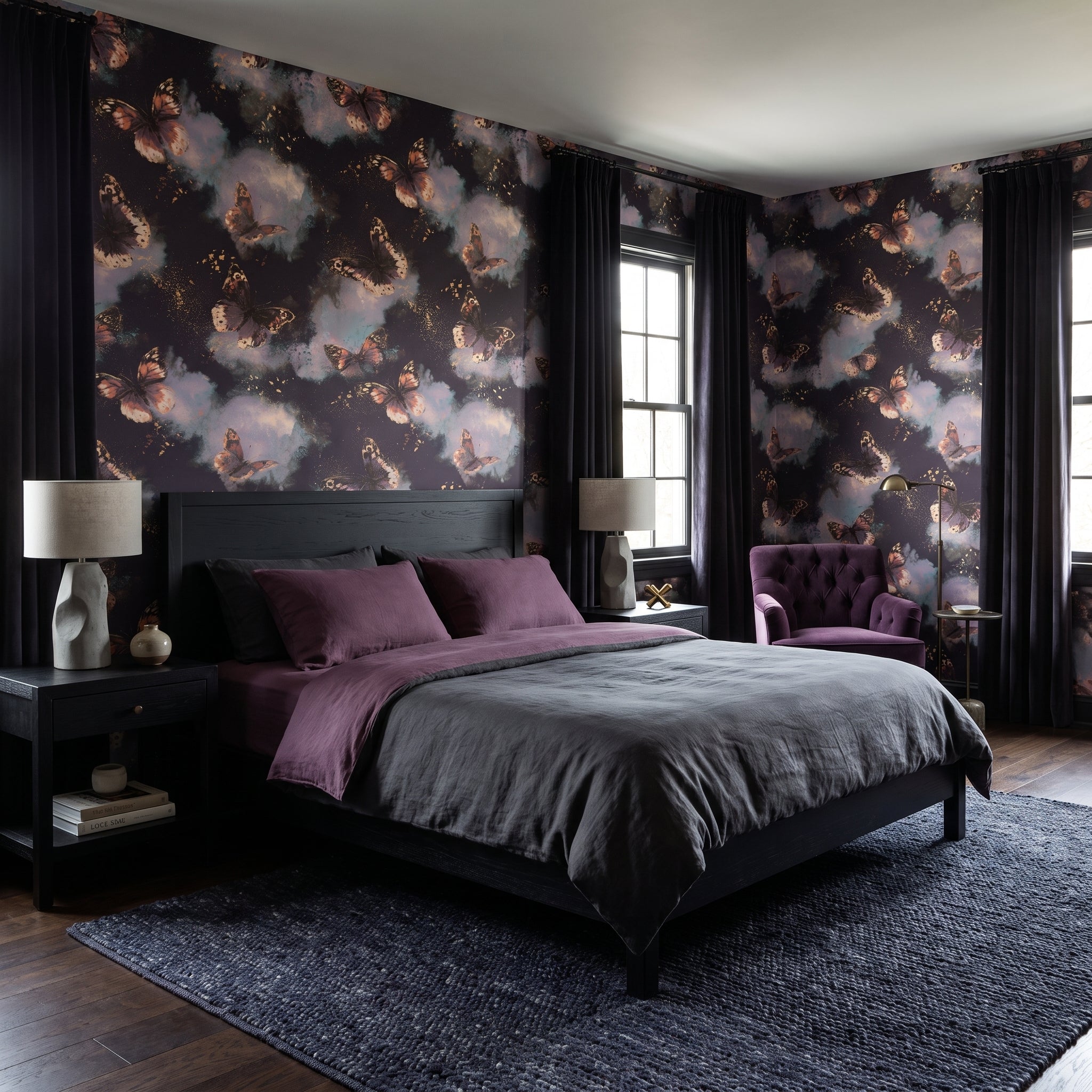 Clouded Wing Canvas — styled room 1