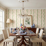 Ribboned Petal Columns — styled room 1