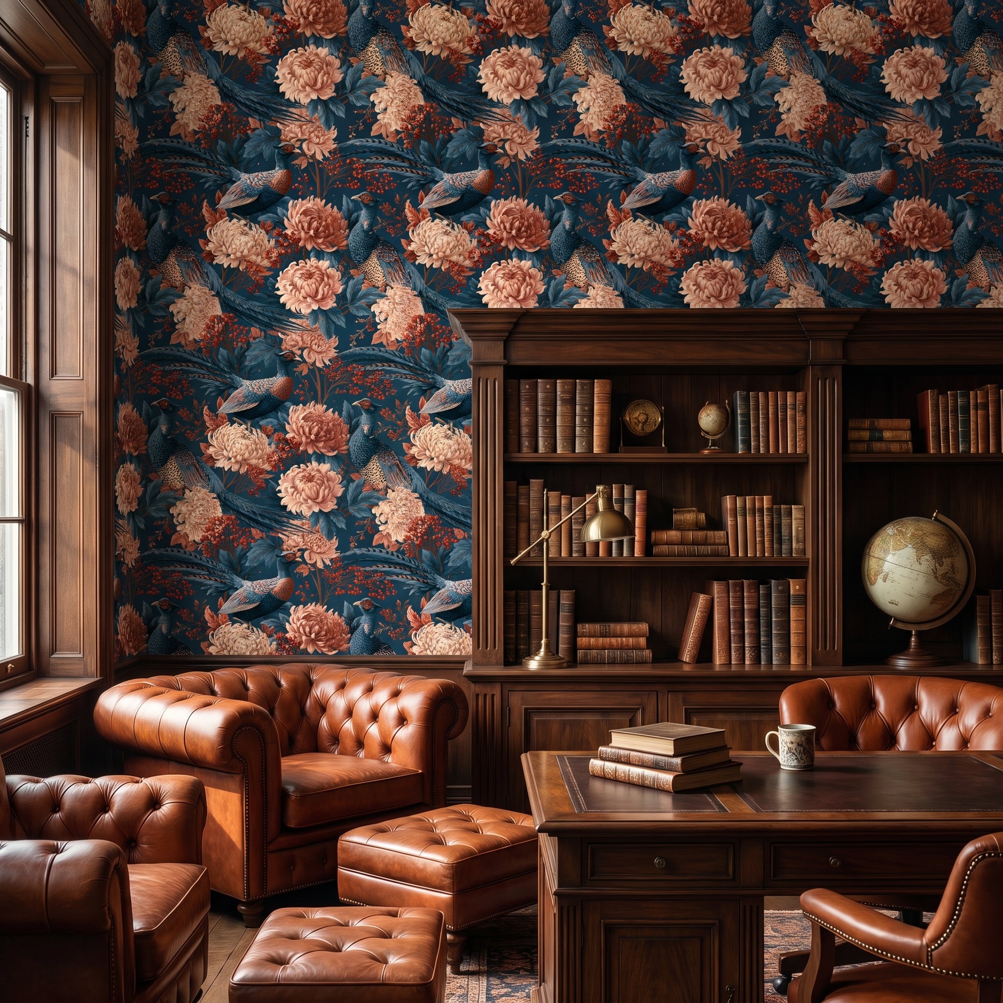 Pheasant and Peony — styled room 2