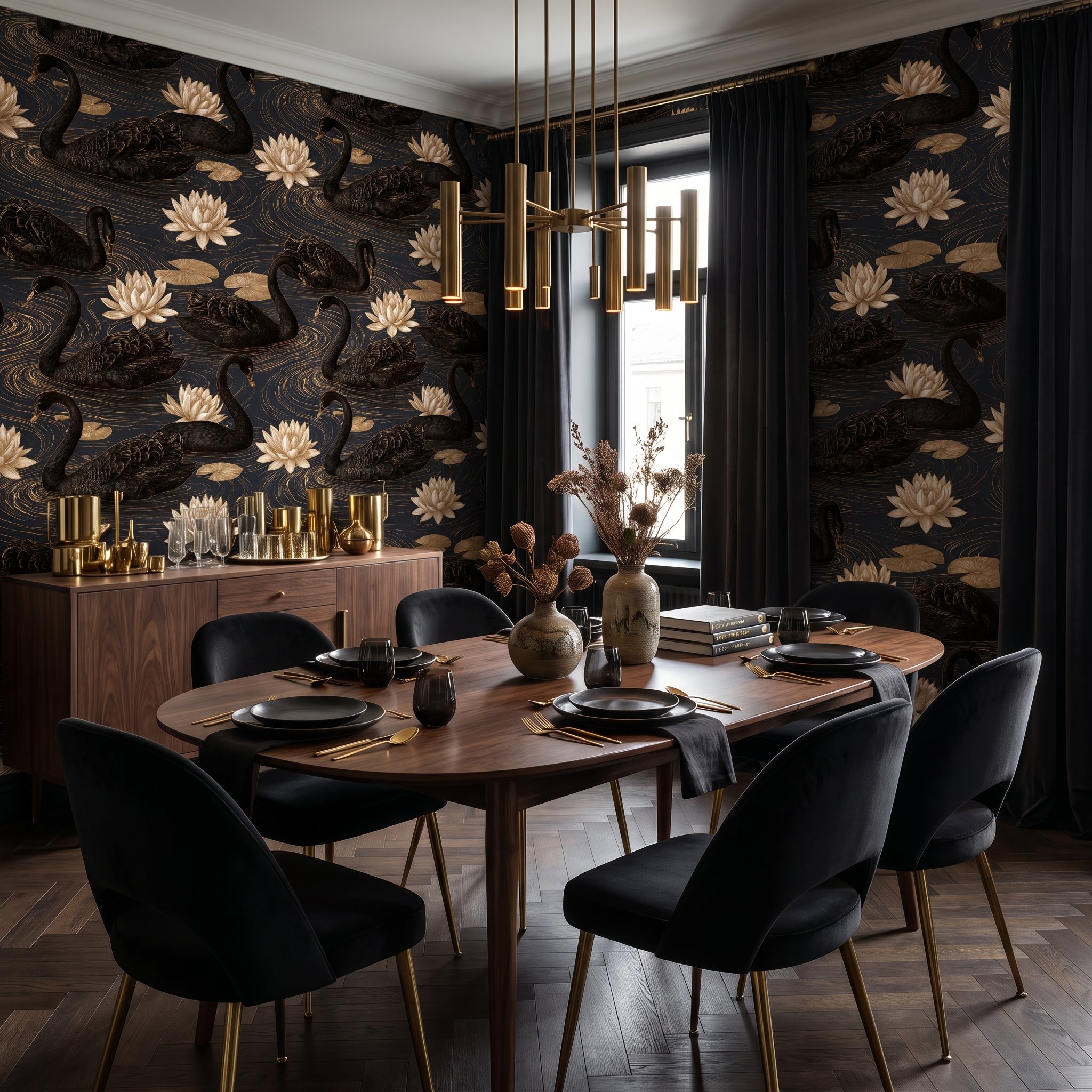 Swan Lake Currents — styled room 1