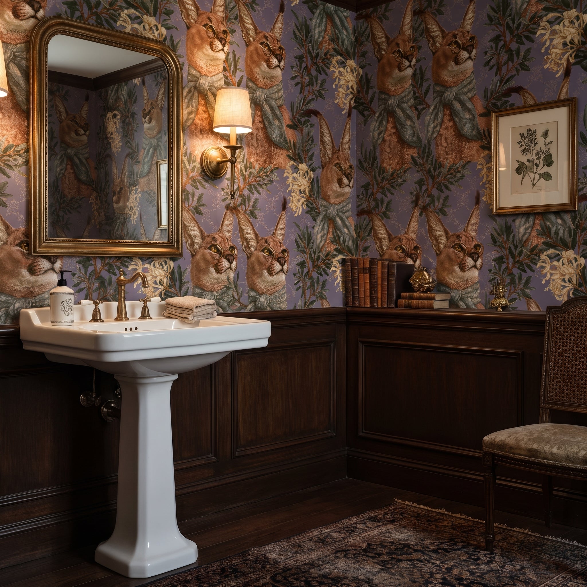 Spectacled Lynx Society — styled room 1