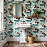 Chimp in the Tub — styled room 1