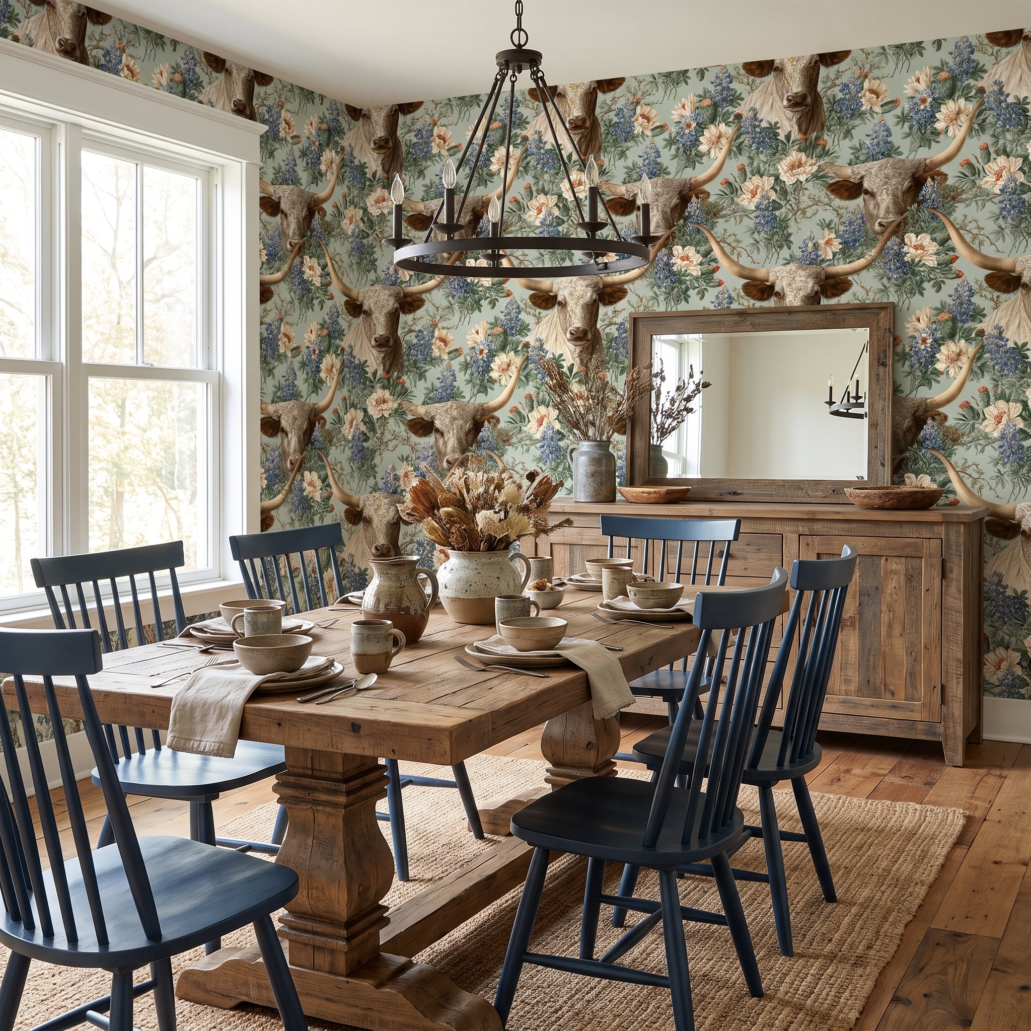Longhorn Bramble — styled room 2