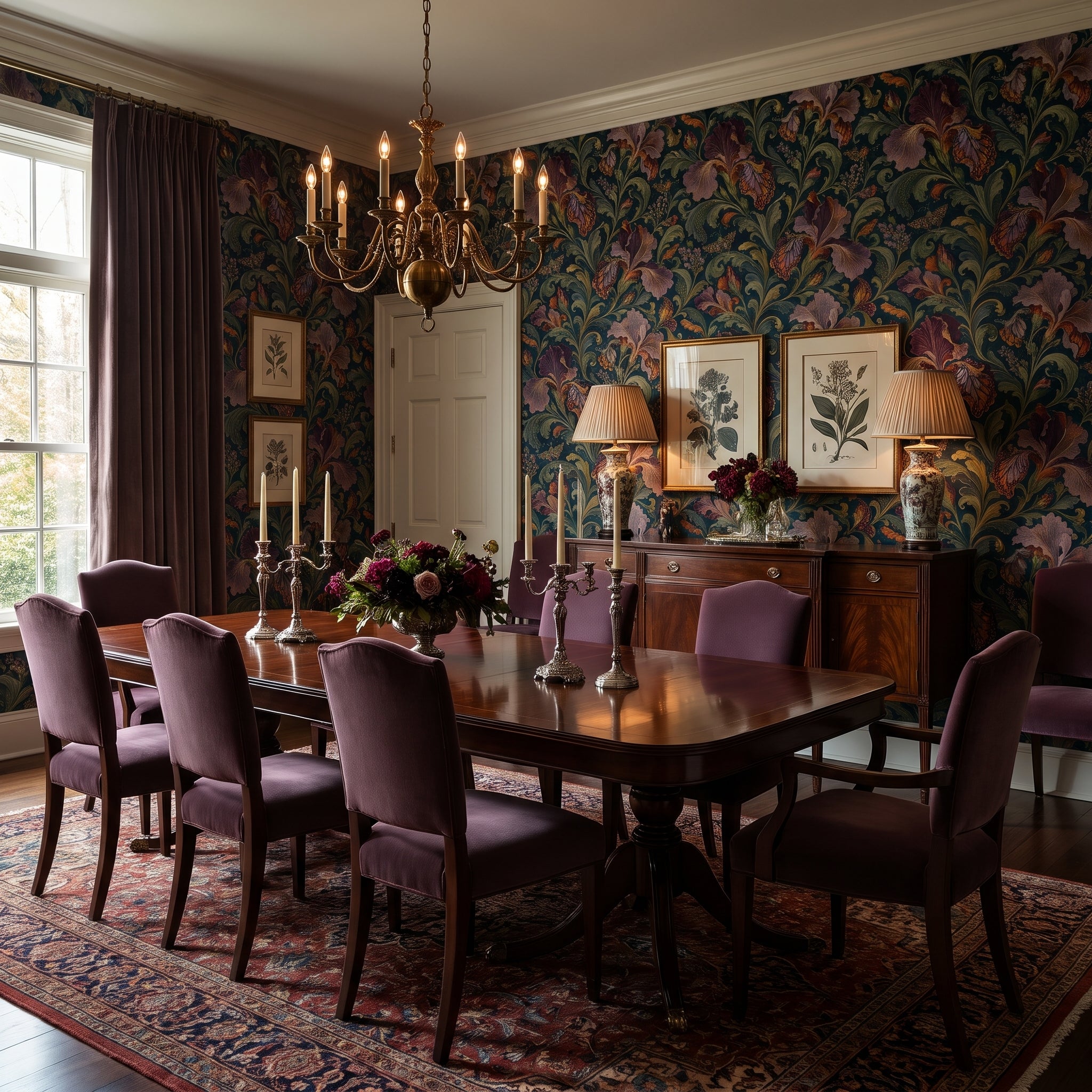 Monarch Wing Iris — styled room 1