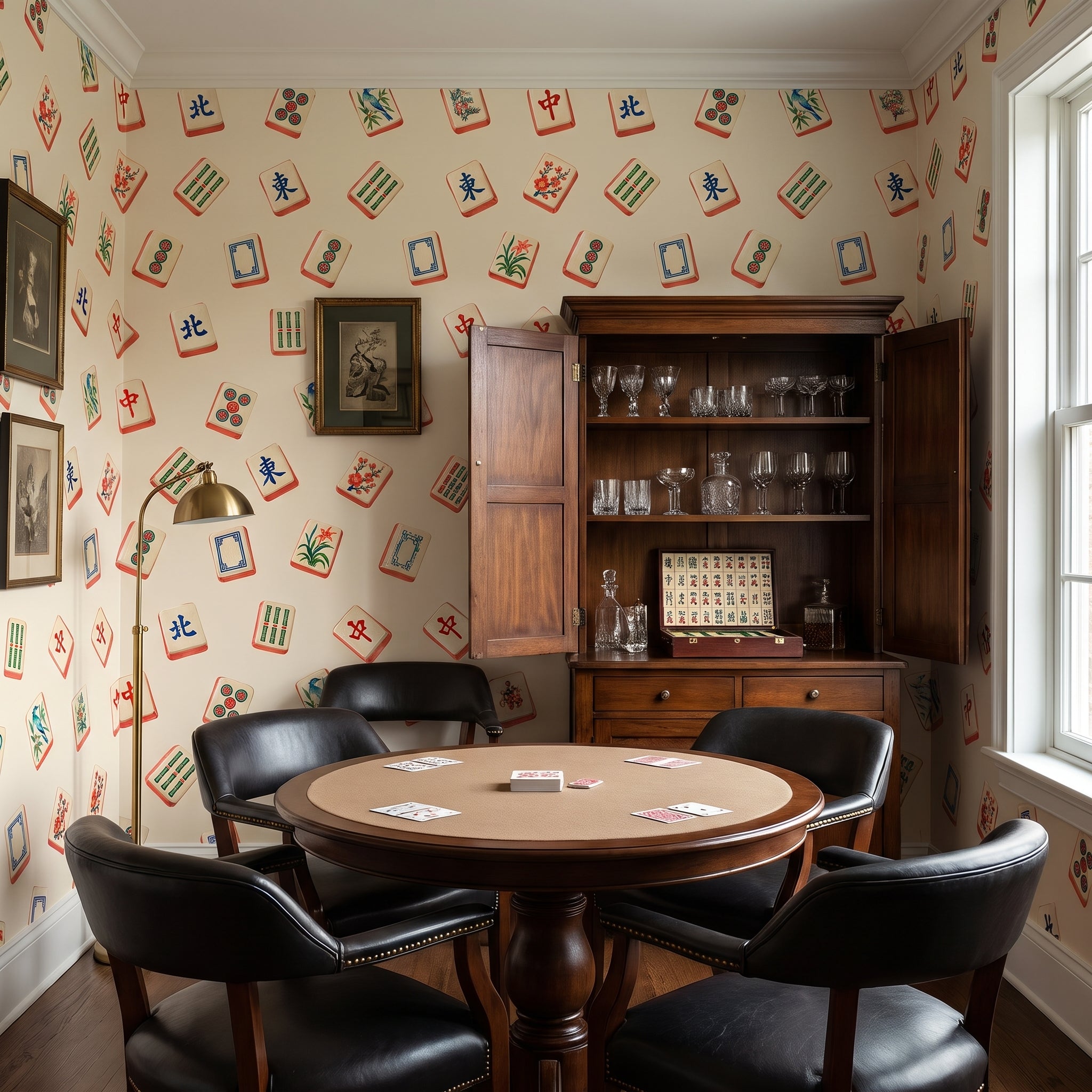 Game Night Tiles — styled room 1