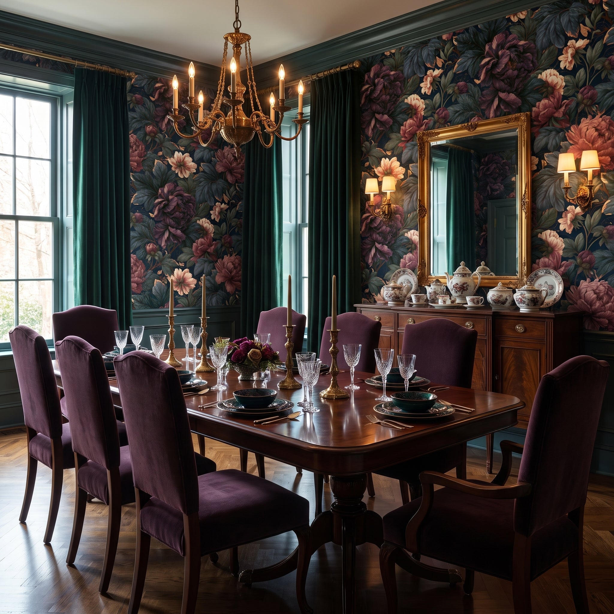 Shadowed Peony — styled room 1