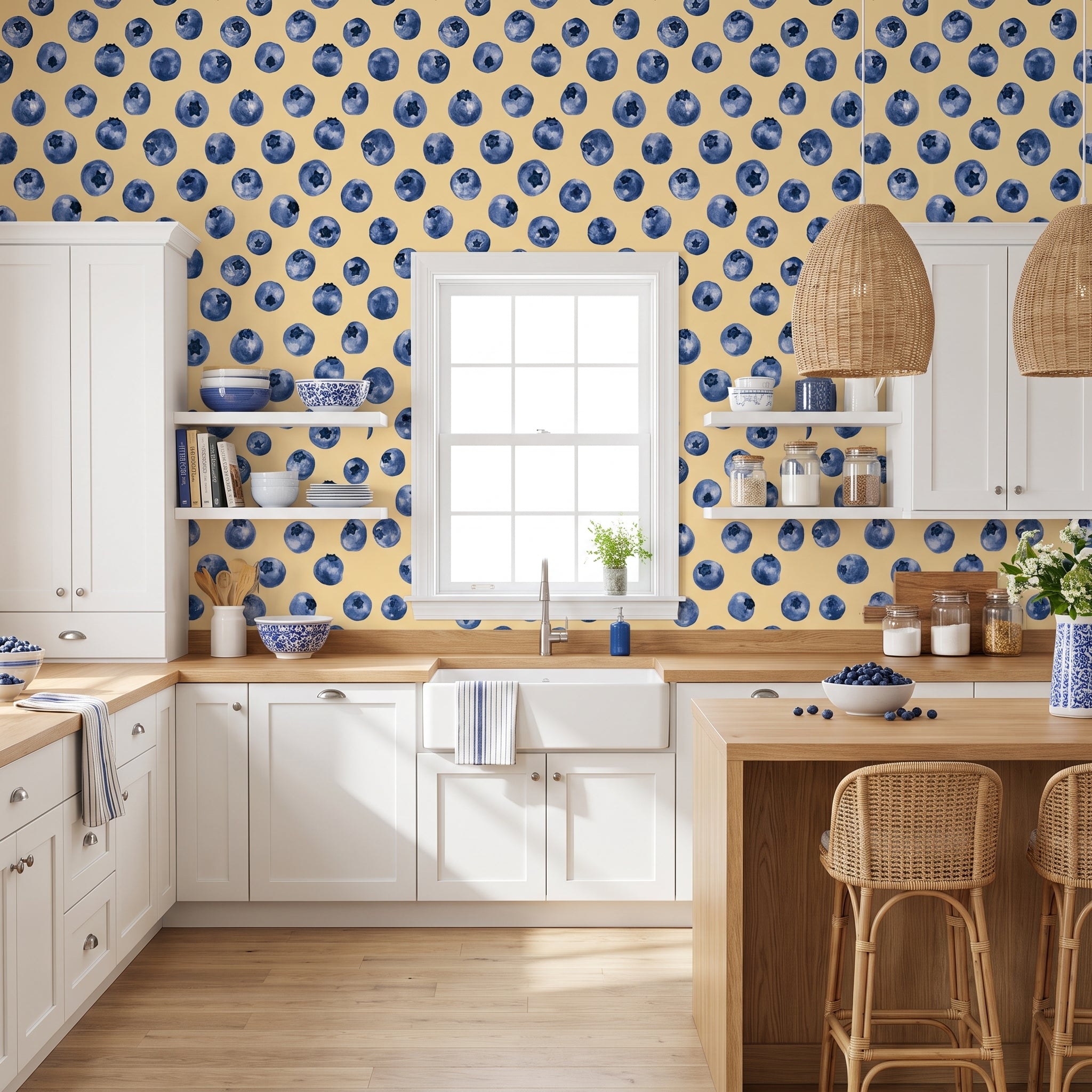 Blueberry Polka — styled room 1
