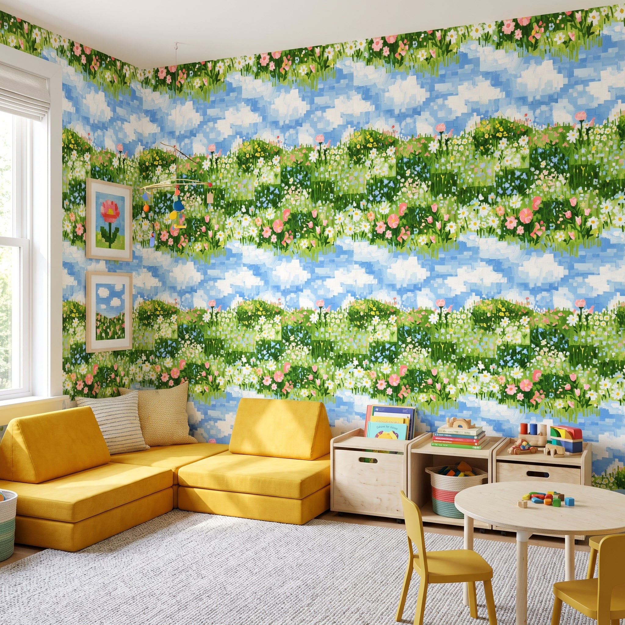 Suspended Meadow — styled room 1