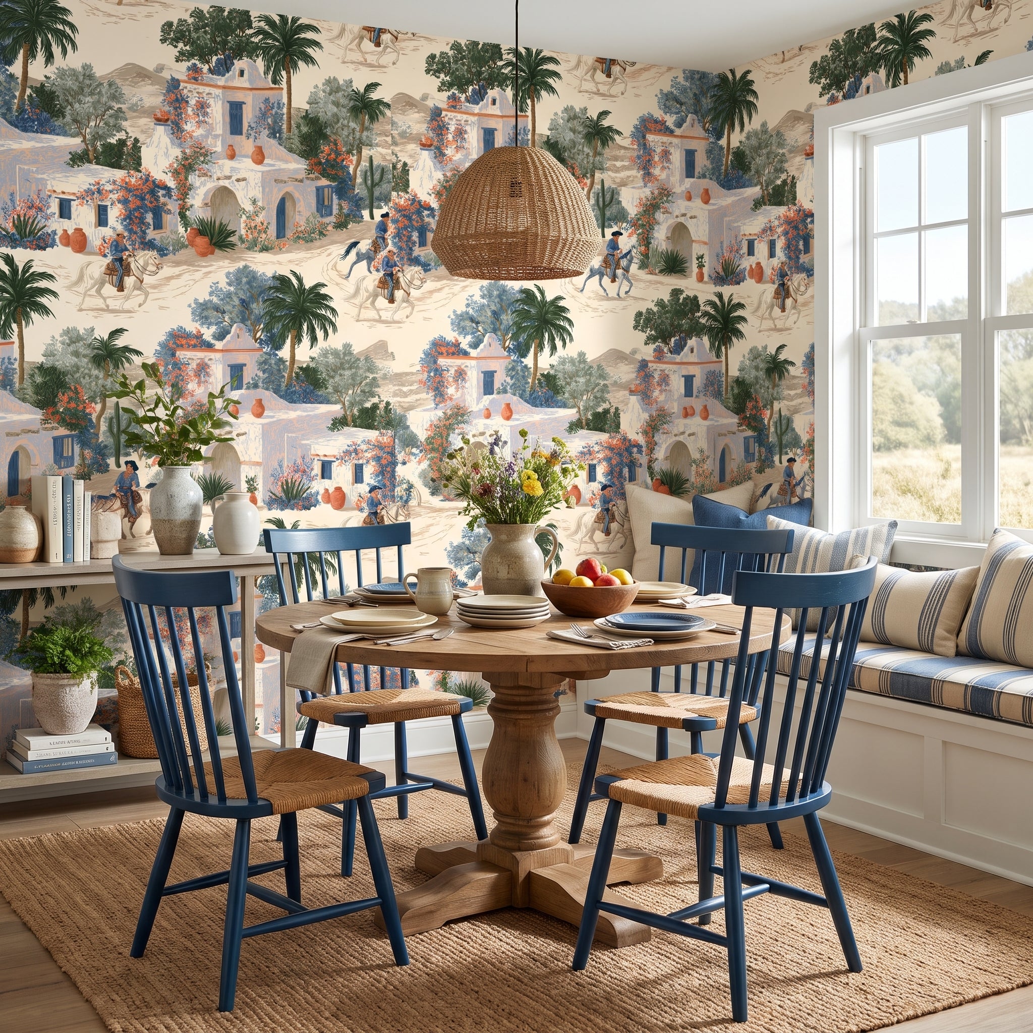 Bougainvillea Settlement — styled room 1