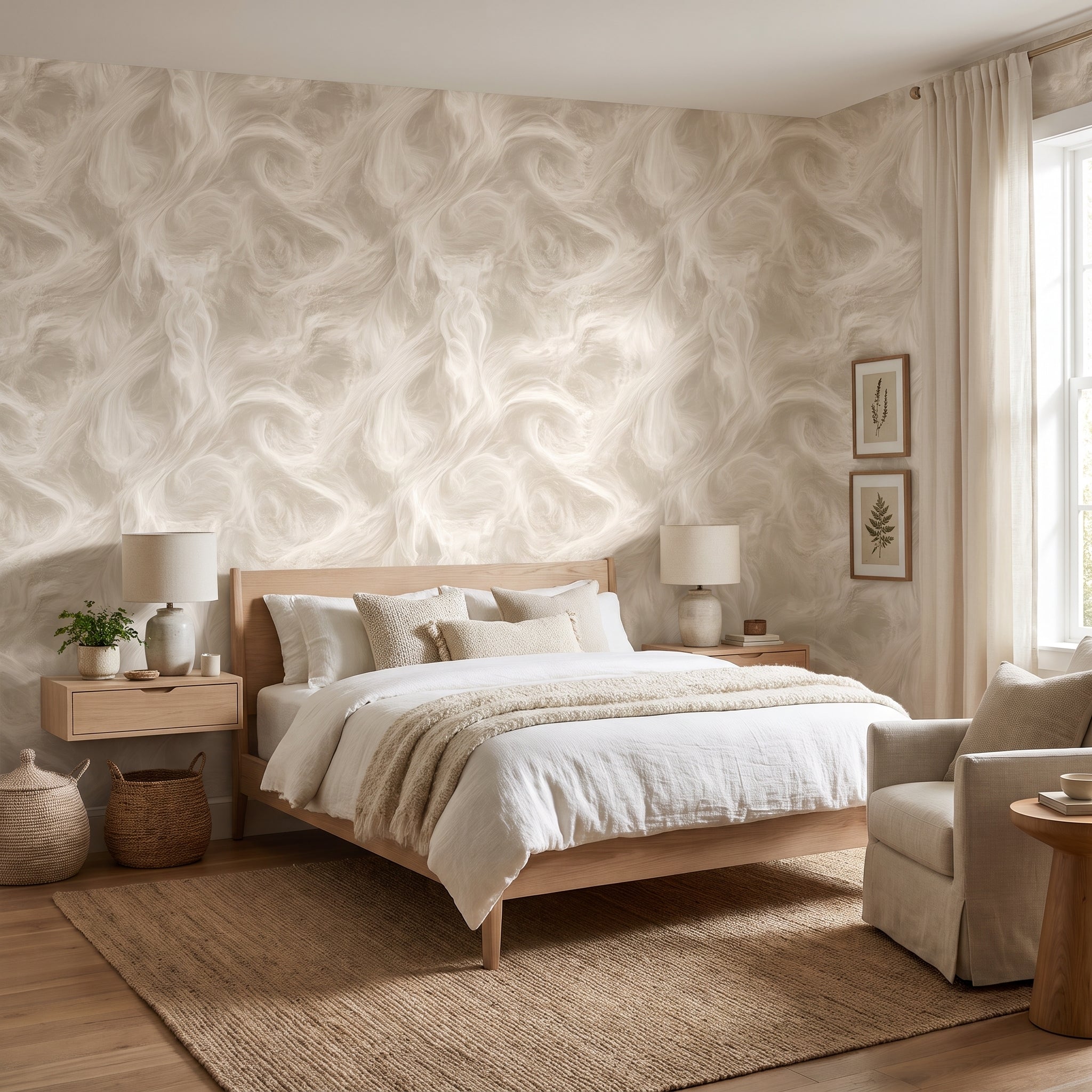 Alabaster Flow — styled room 1