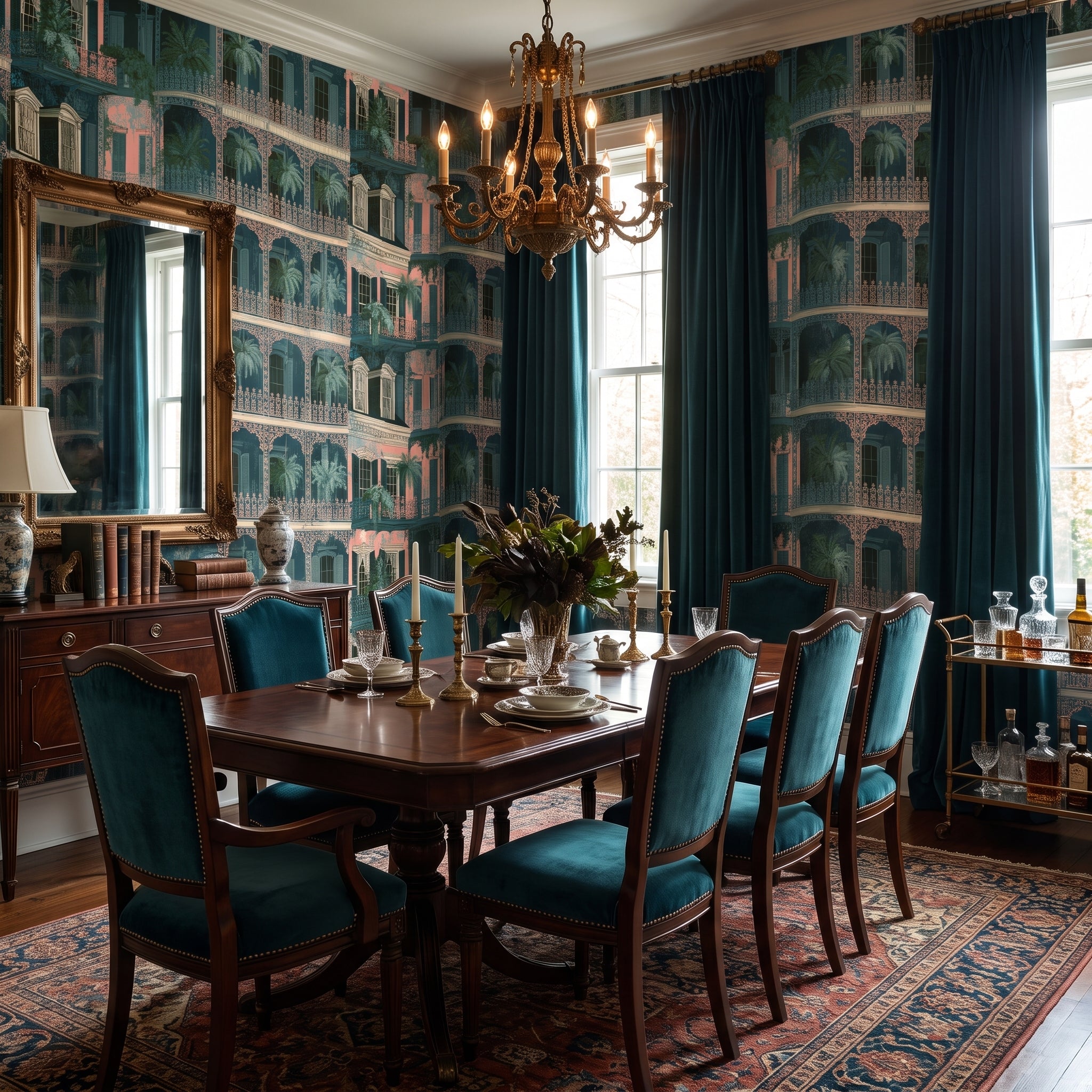 Veranda Shadows — styled room 1