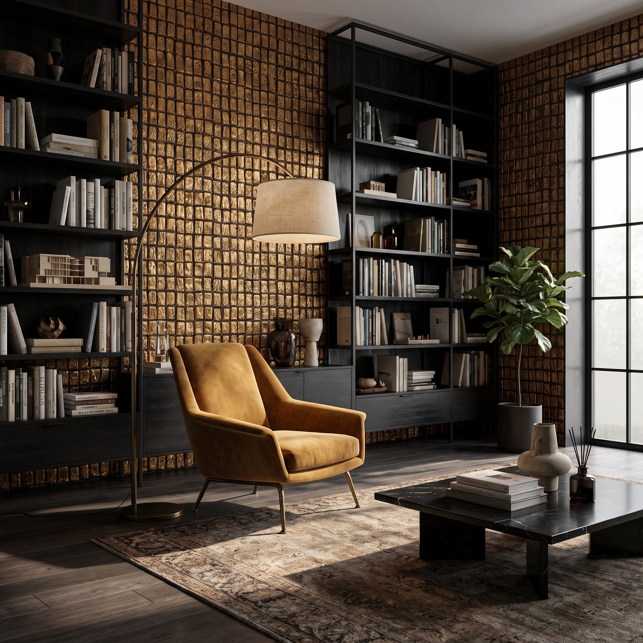 Bronze Block Run — styled room 2