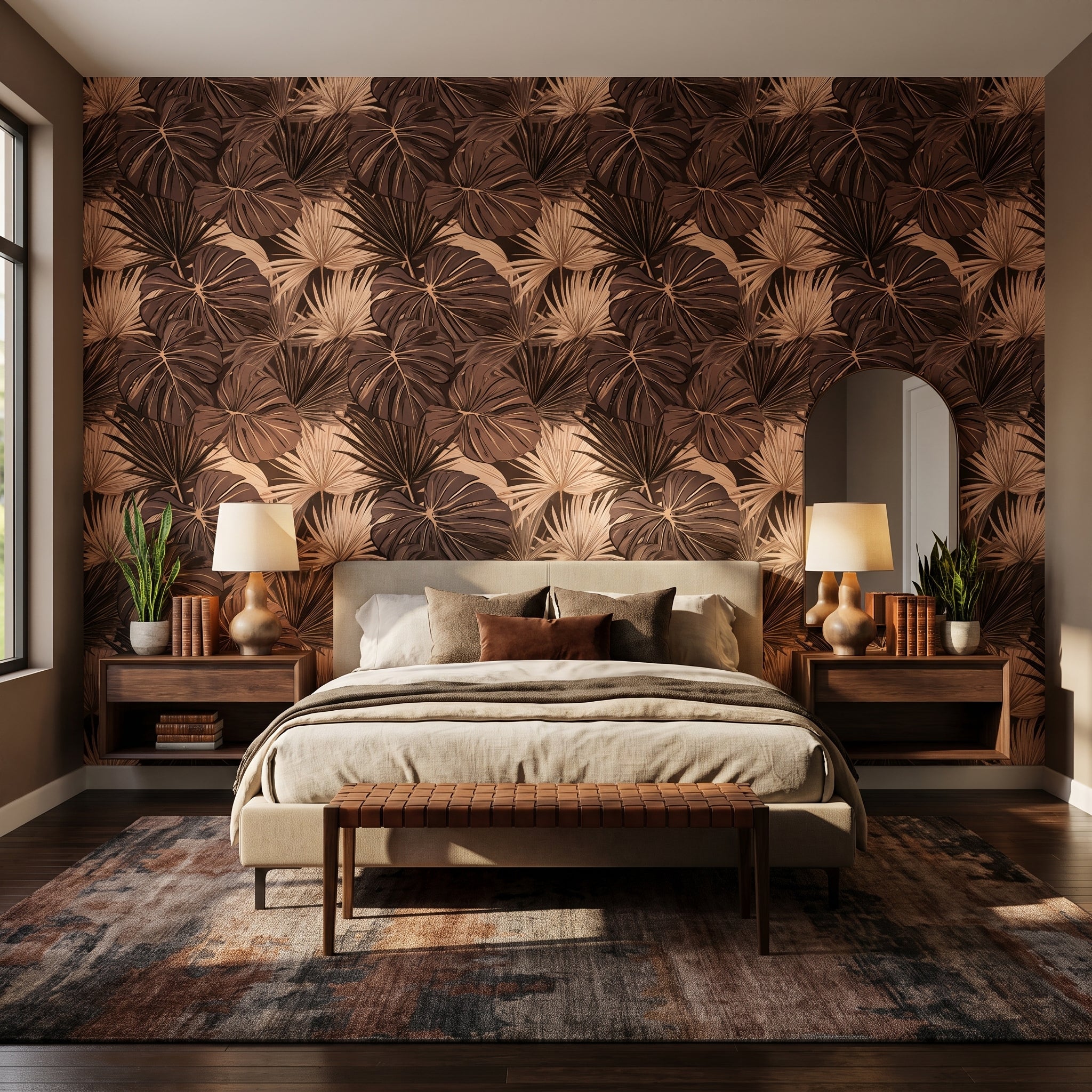 Cacao Frond Thicket — styled room 1