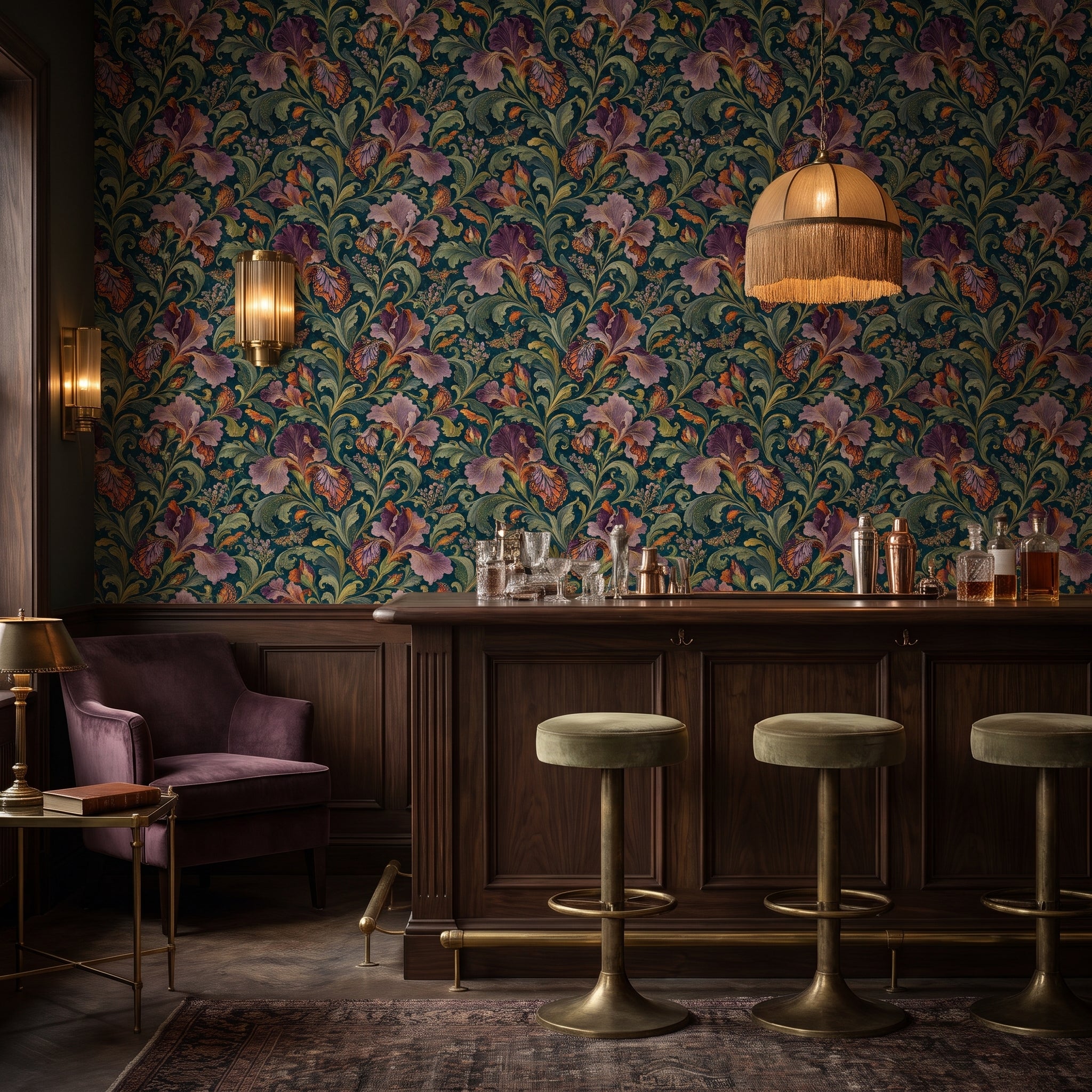 Monarch Wing Iris — styled room 3