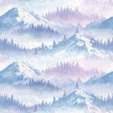 Alpine Lavender Crest Wallpaper