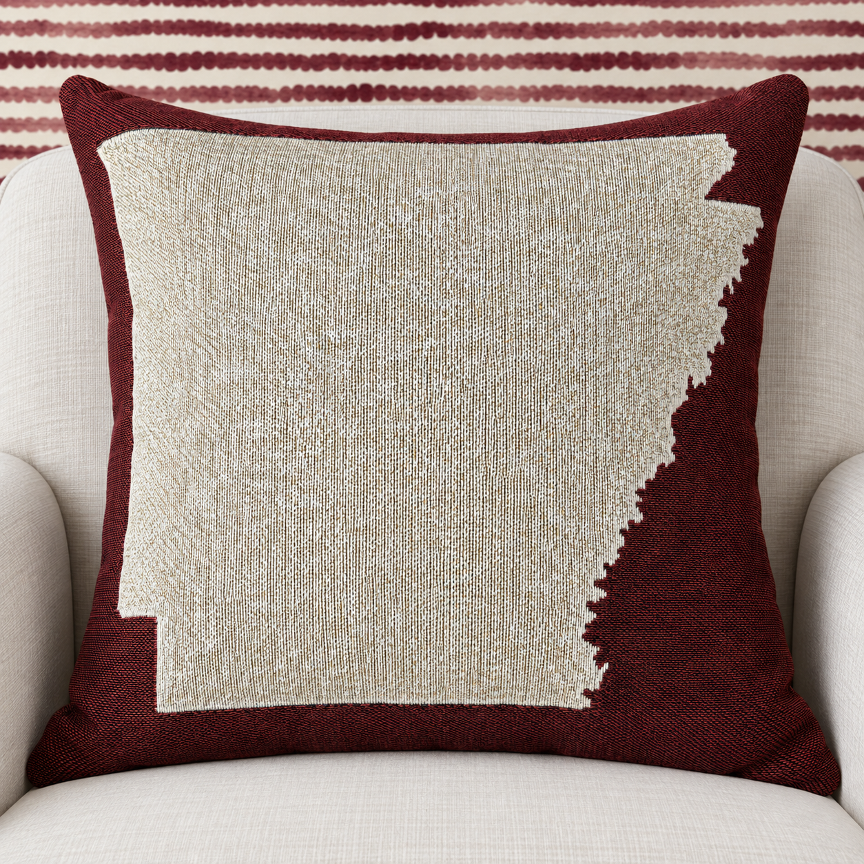 Arkansas Heirloom Woven Throw Pillow
