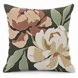 Café Bloom Woven Throw Pillow